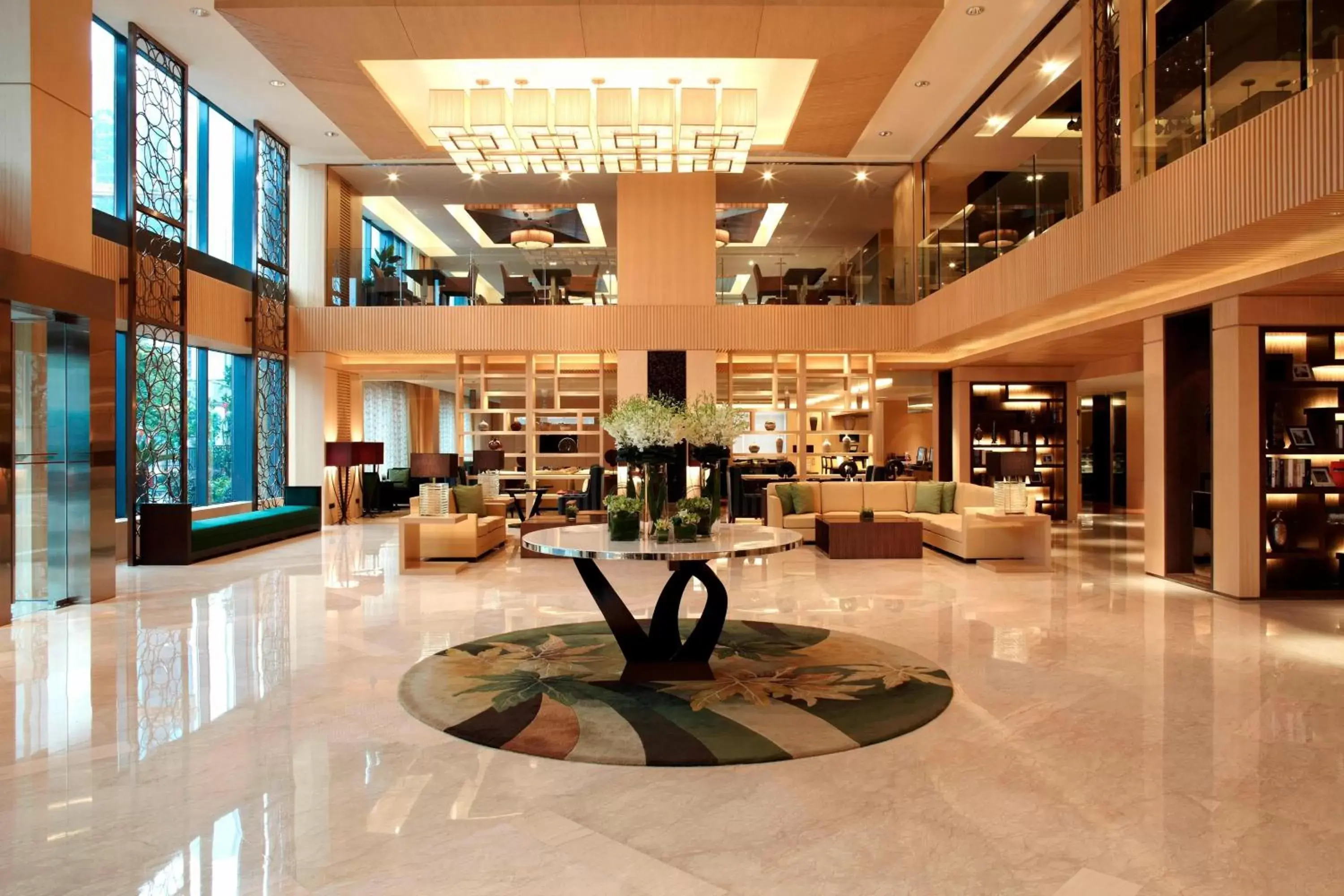 Lobby or reception, Lobby/Reception in Courtyard by Marriott Shanghai Central