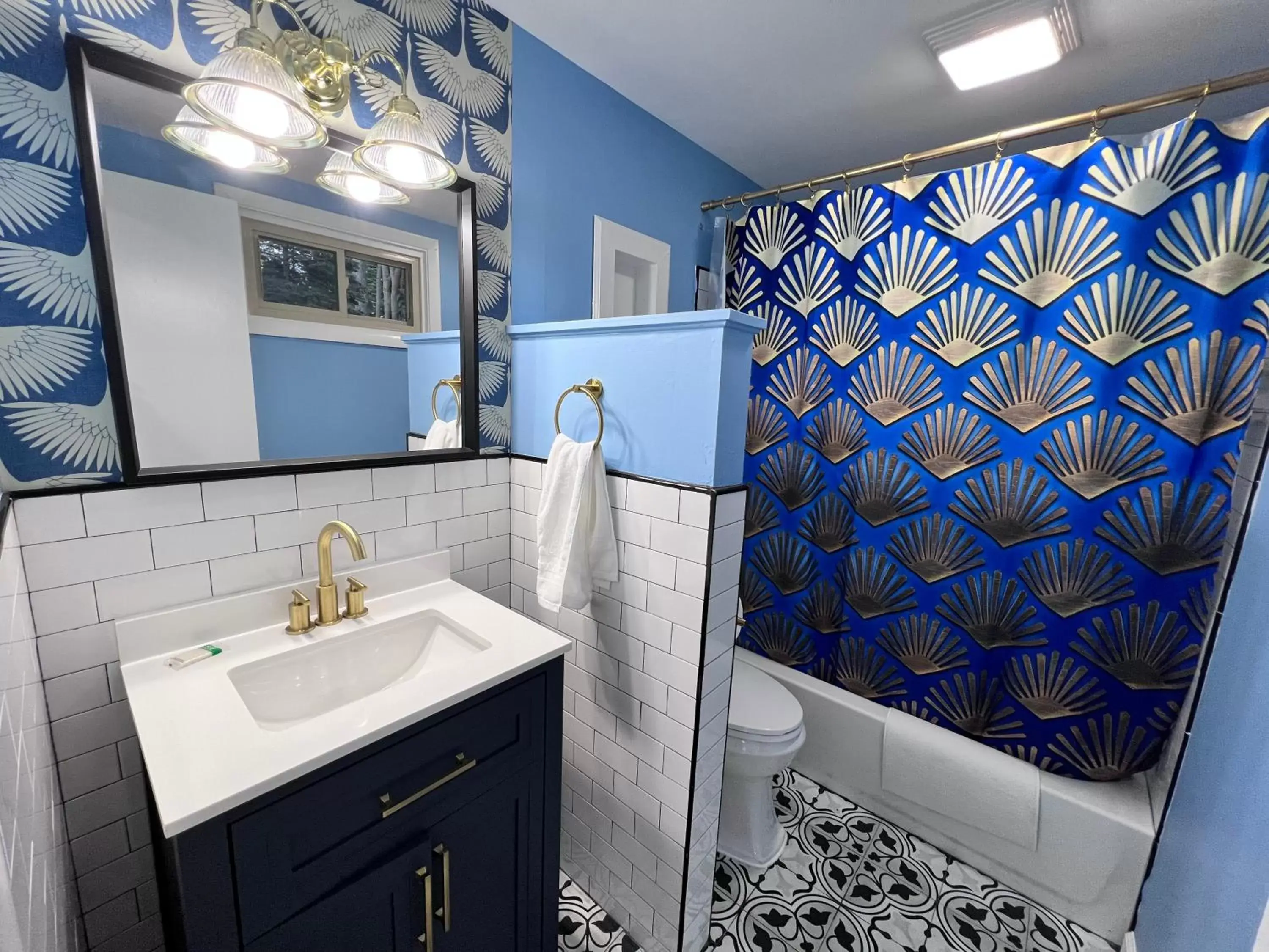 Bathroom in Great Gatsby Motel In