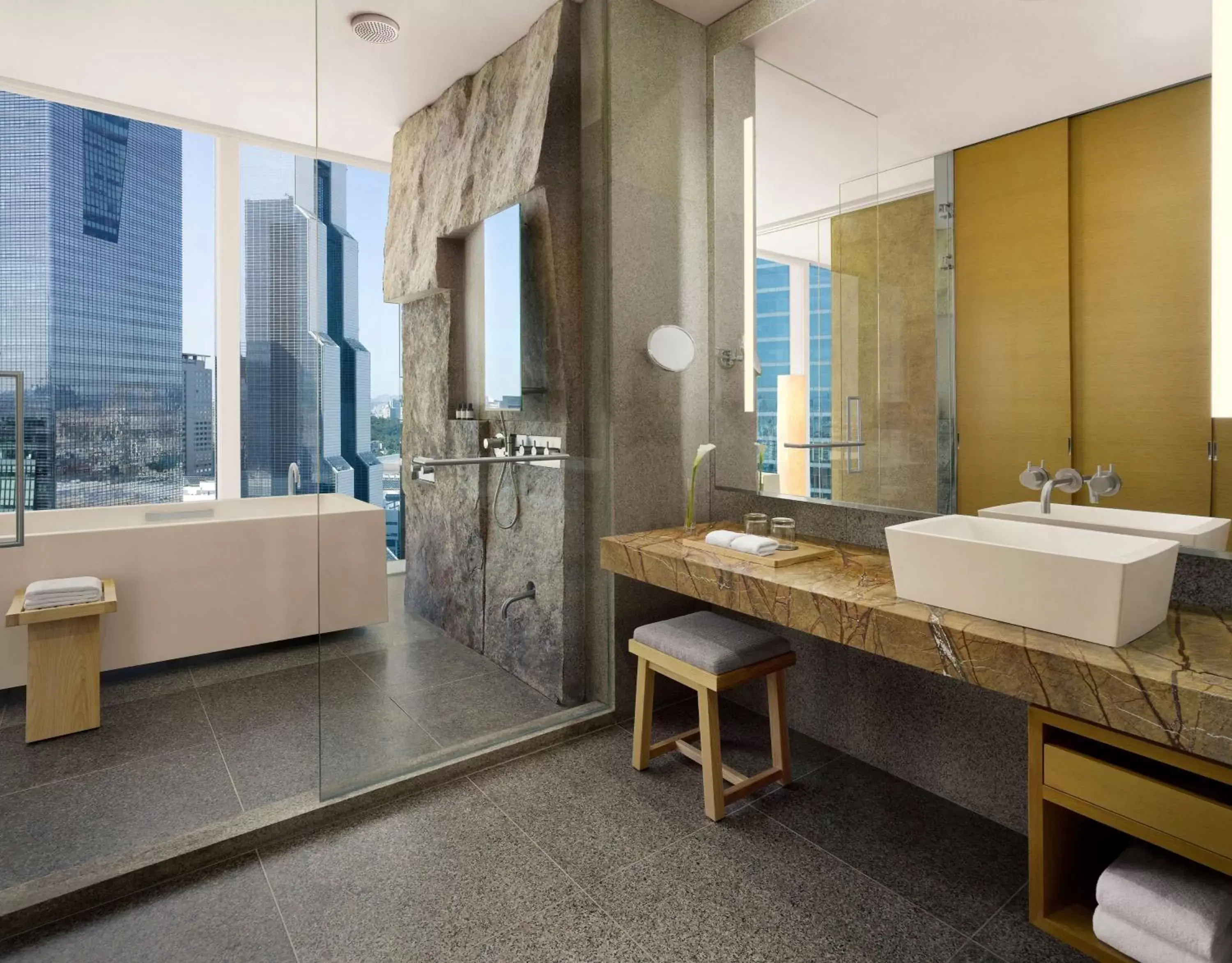 Bathroom in Park Hyatt Seoul