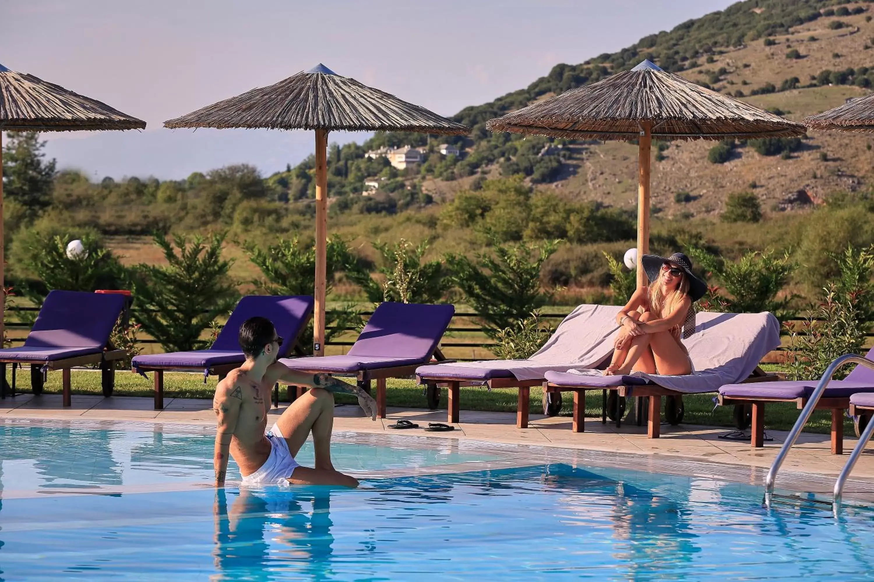 Swimming pool in Aar Hotel & Spa Ioannina Swimming pool in Aar Hotel & Spa Ioannina