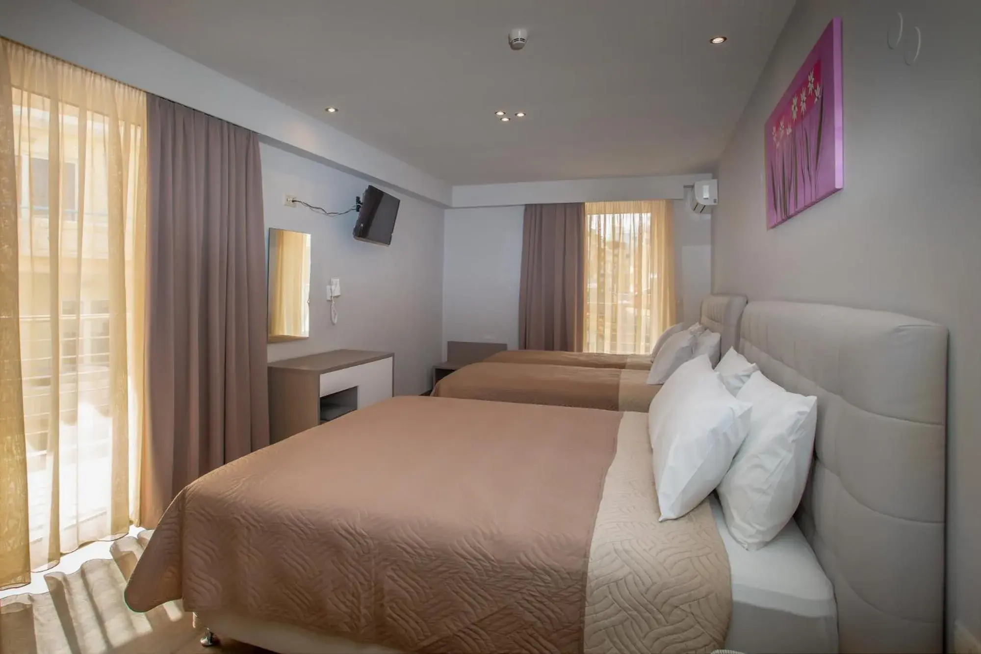 Bed in Irini Hotel