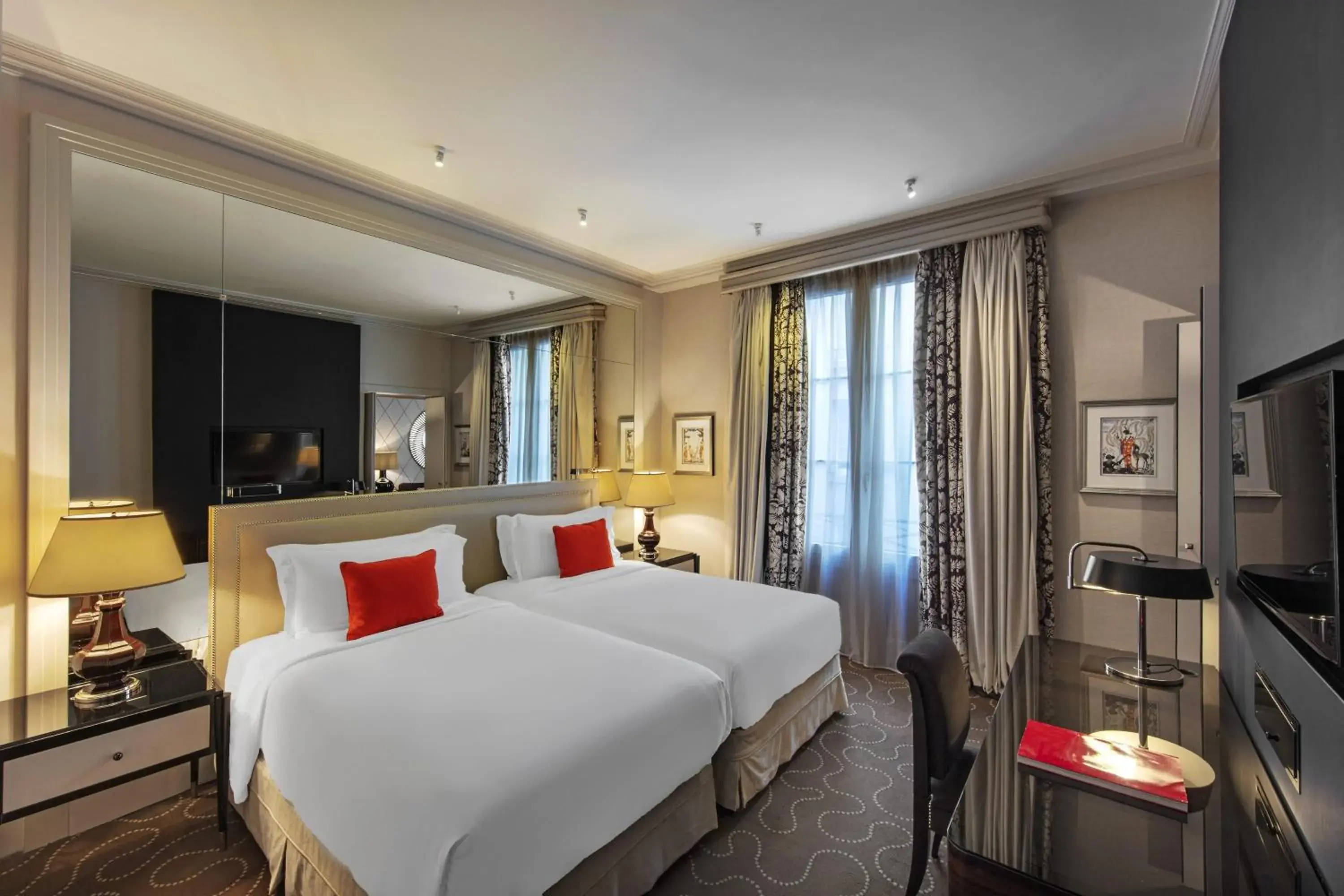 Bedroom in Prince de Galles, a Luxury Collection hotel, Paris
