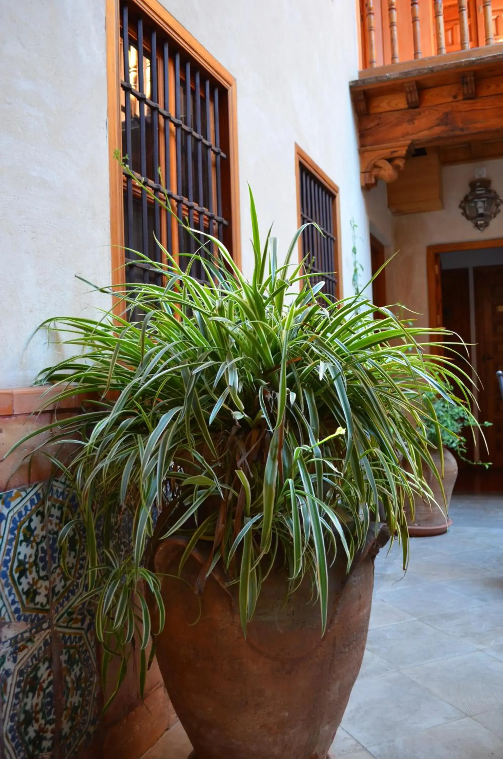 Patio in Hotel Santa Isabel La Real