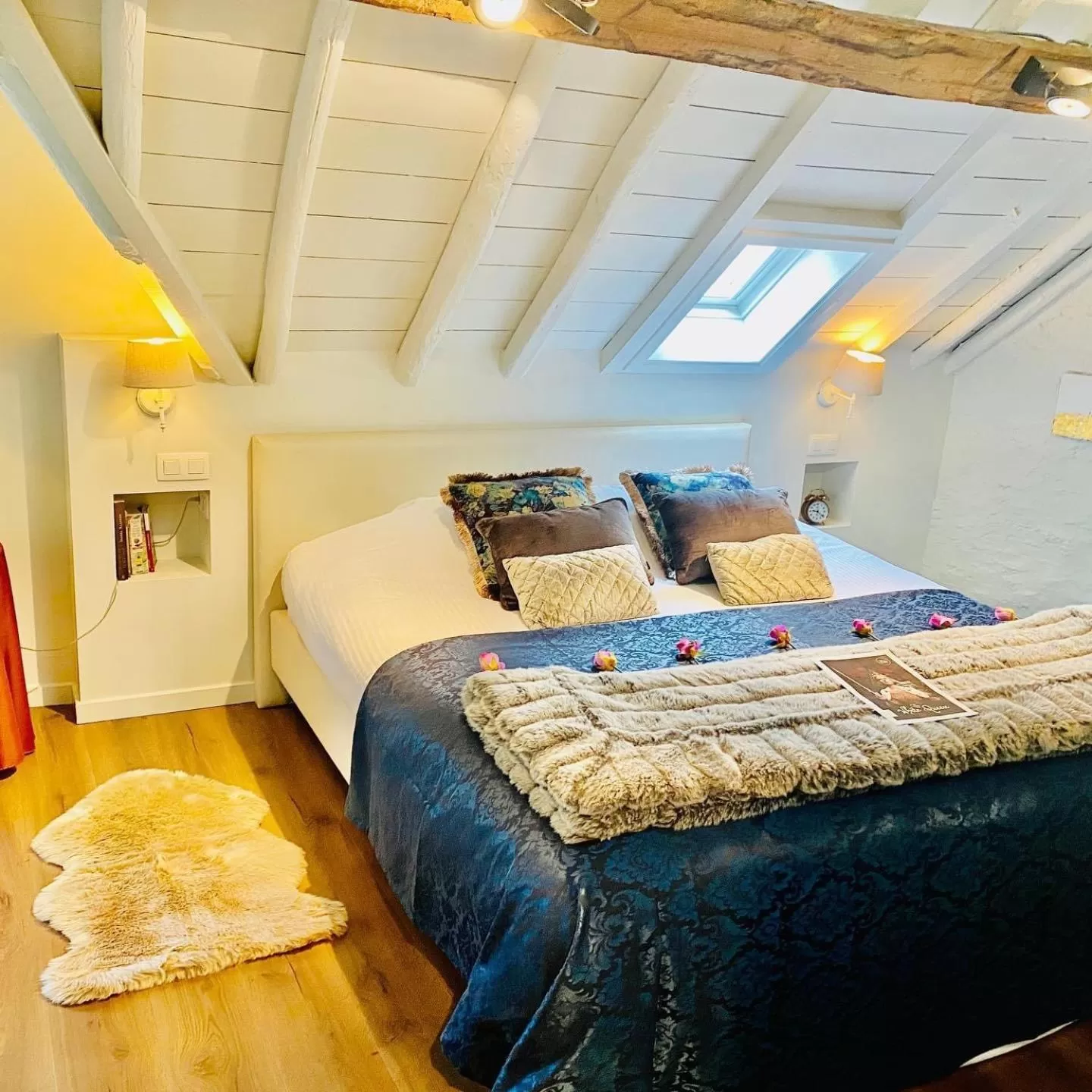 Bed in The White Queen B&B