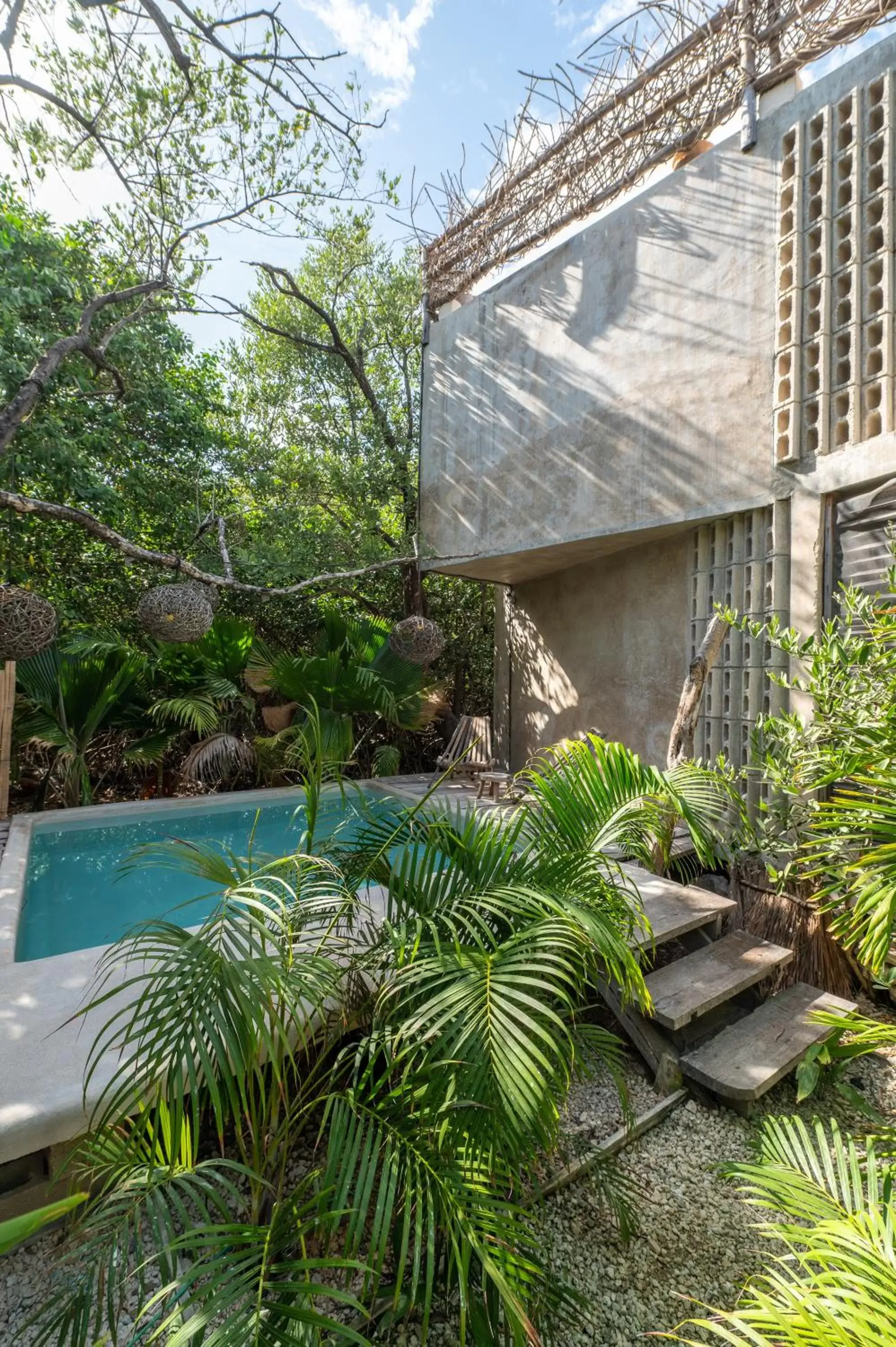 Patio, Swimming Pool in Casa Coyote Tulum