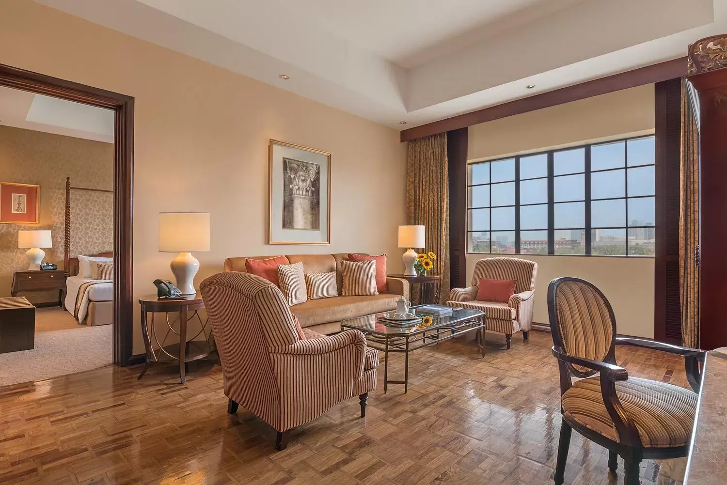 Living room, Seating Area in The Manila Hotel