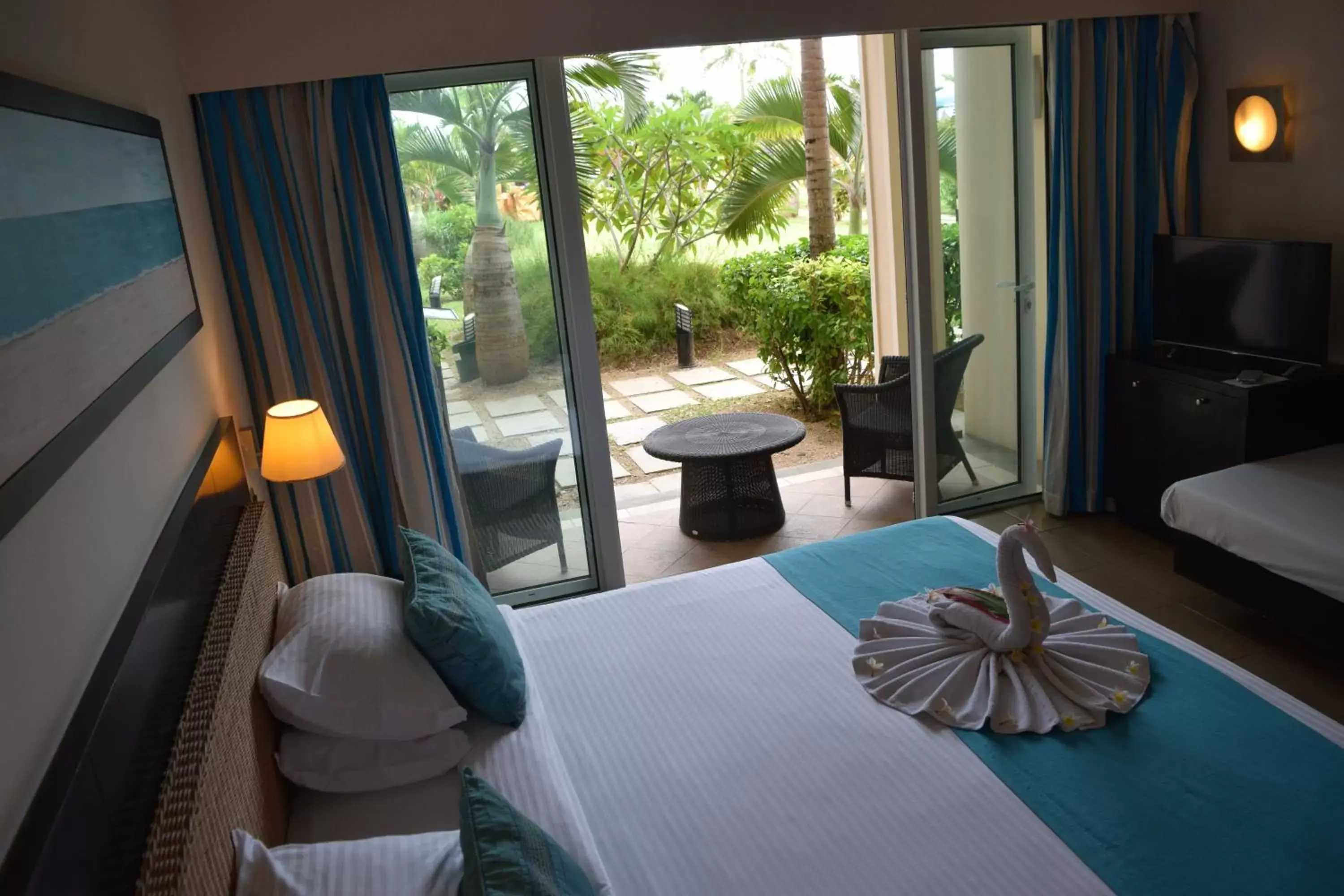 Bedroom, Bed in Pearle Beach Resort & Spa