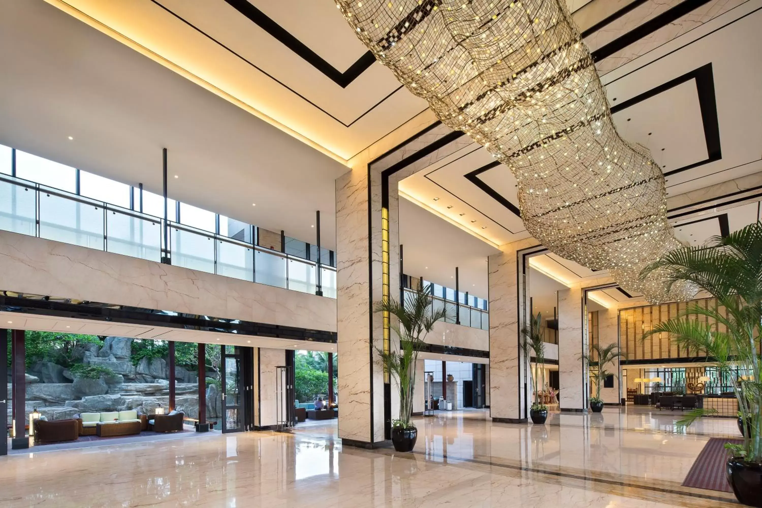 Property building, Lobby/Reception in Crowne Plaza Sanya City Center, an IHG Hotel