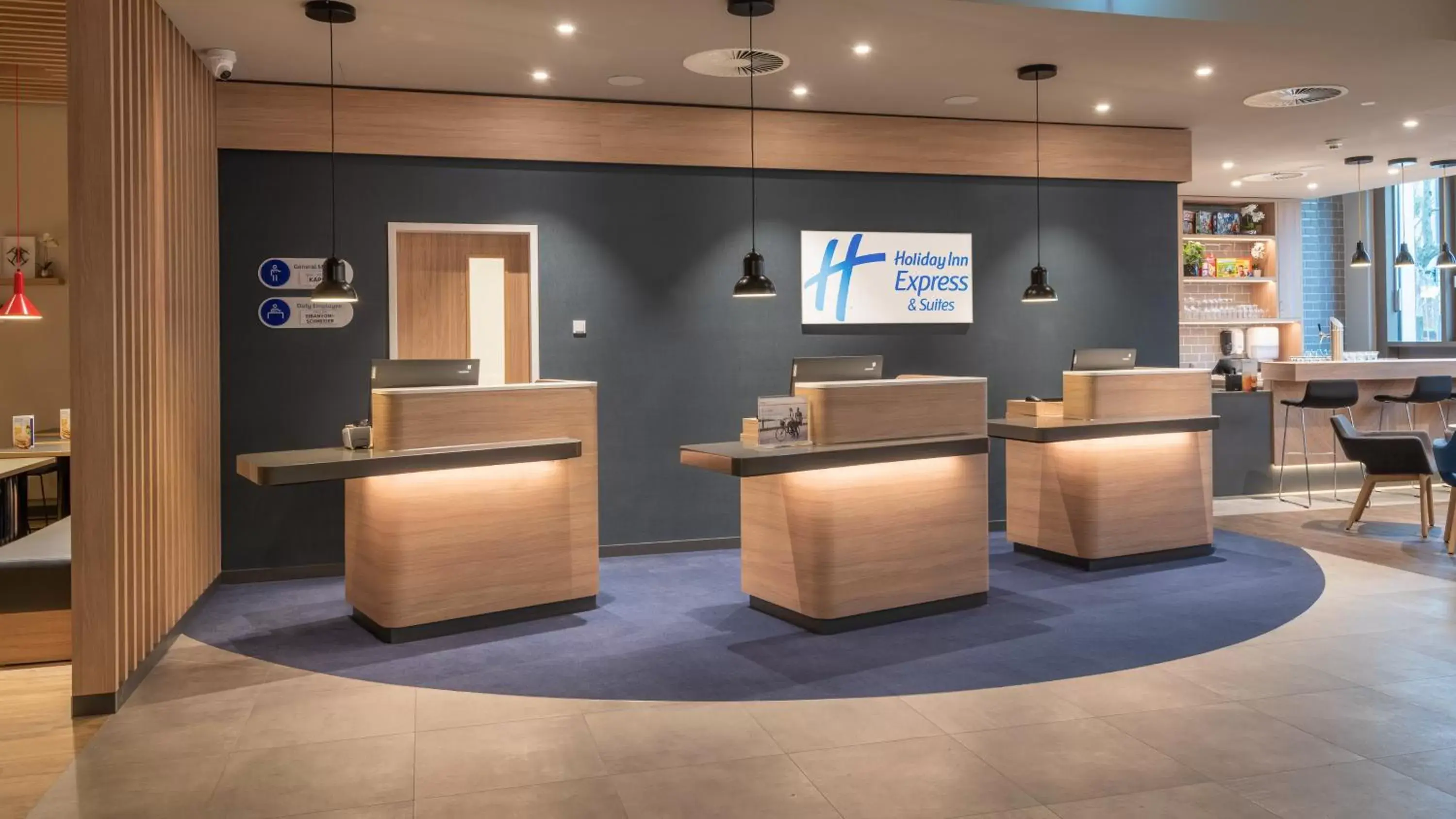 Property building, Lobby/Reception in Holiday Inn Express & Suites - Potsdam, an IHG Hotel