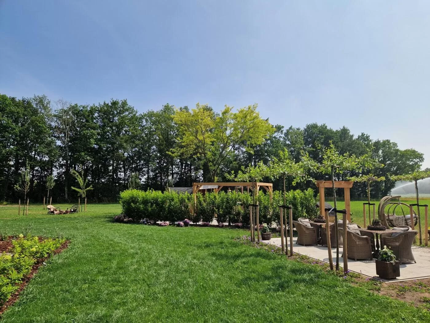 Spa and wellness centre/facilities, Garden in Bed & Breakfast Hoeve Happiness