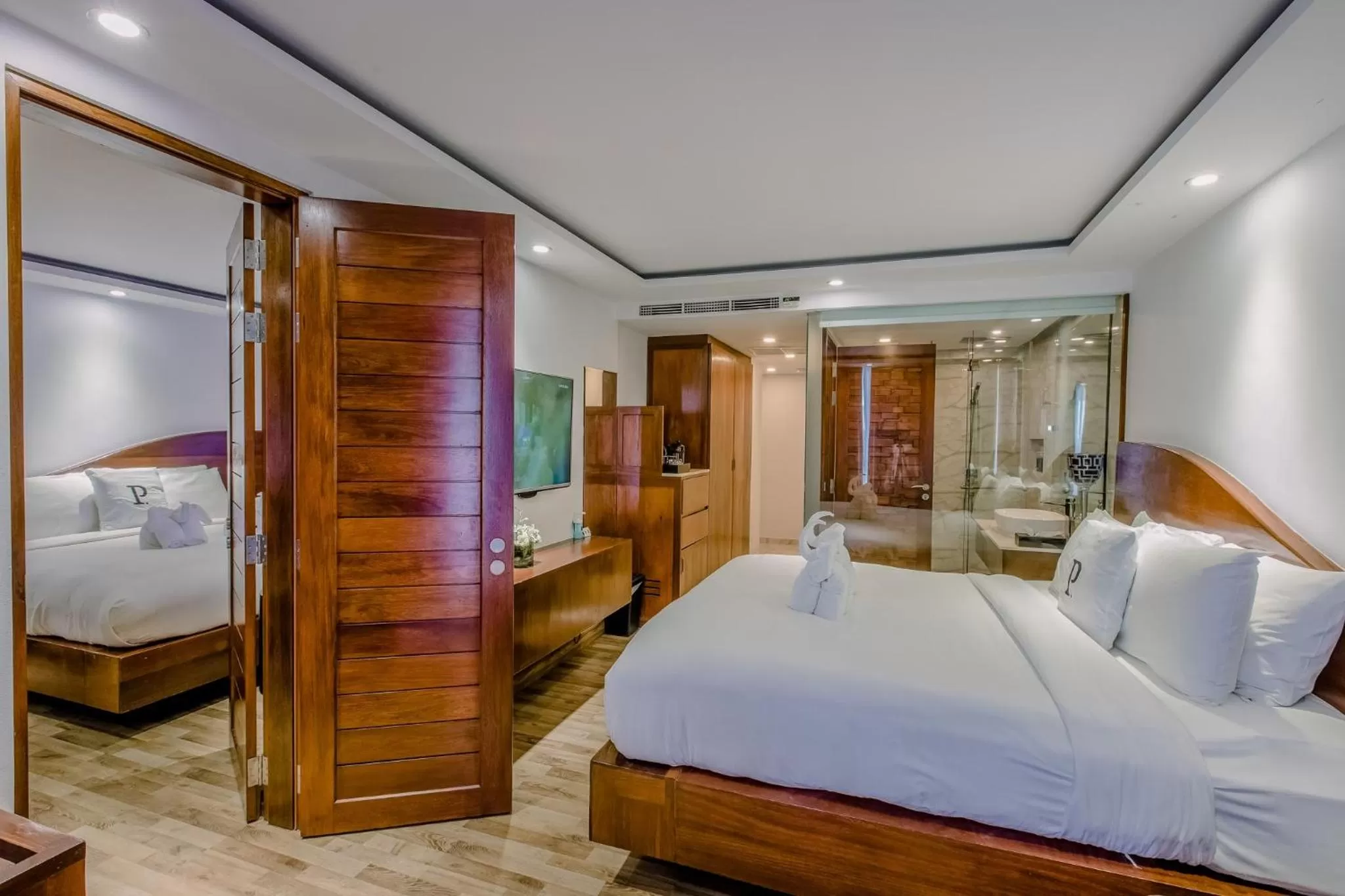 Bedroom, Bed in The Privilege Hotel Ezra Beach Club