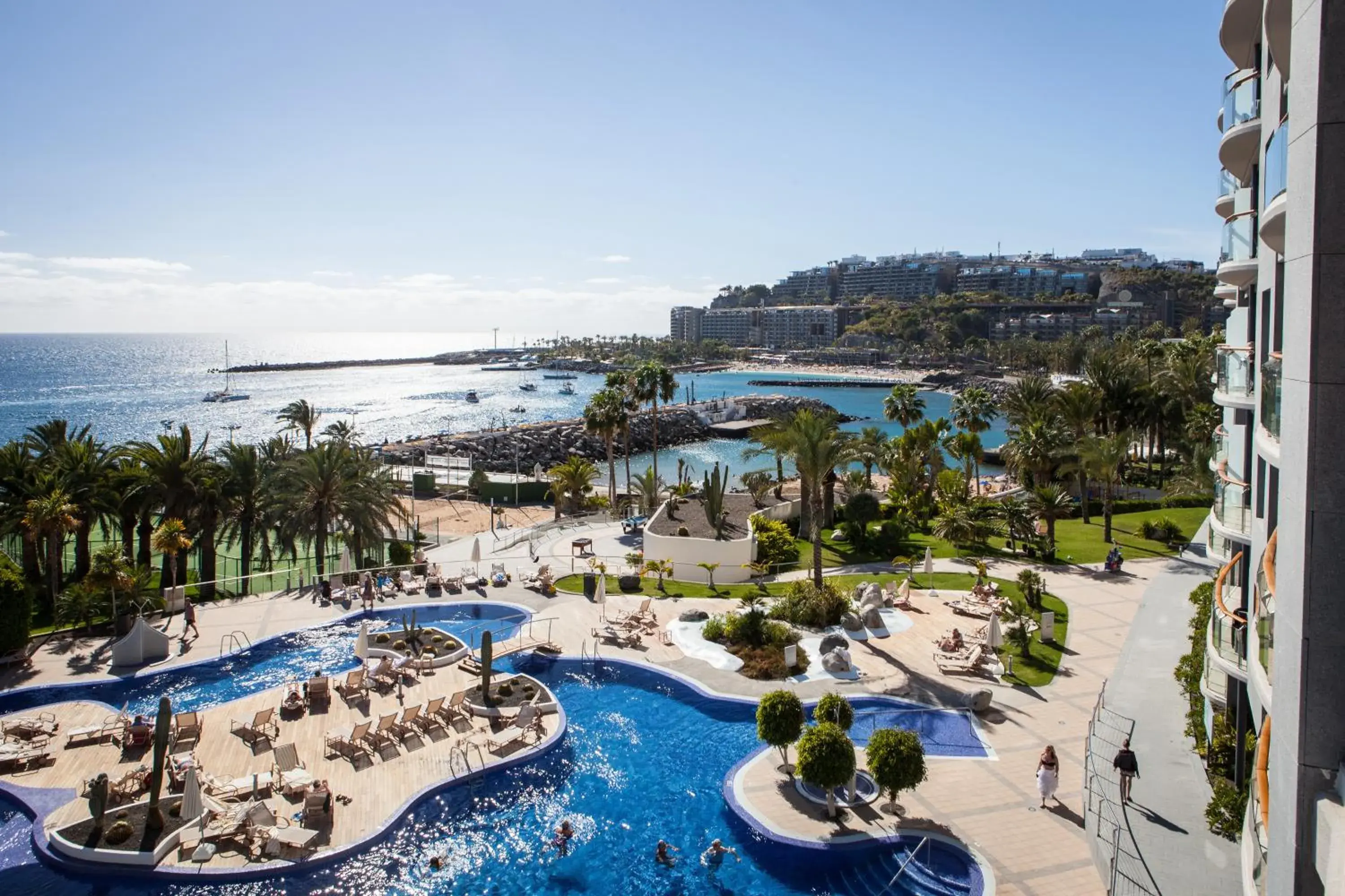 Pool view in Radisson Blu Resort Gran Canaria