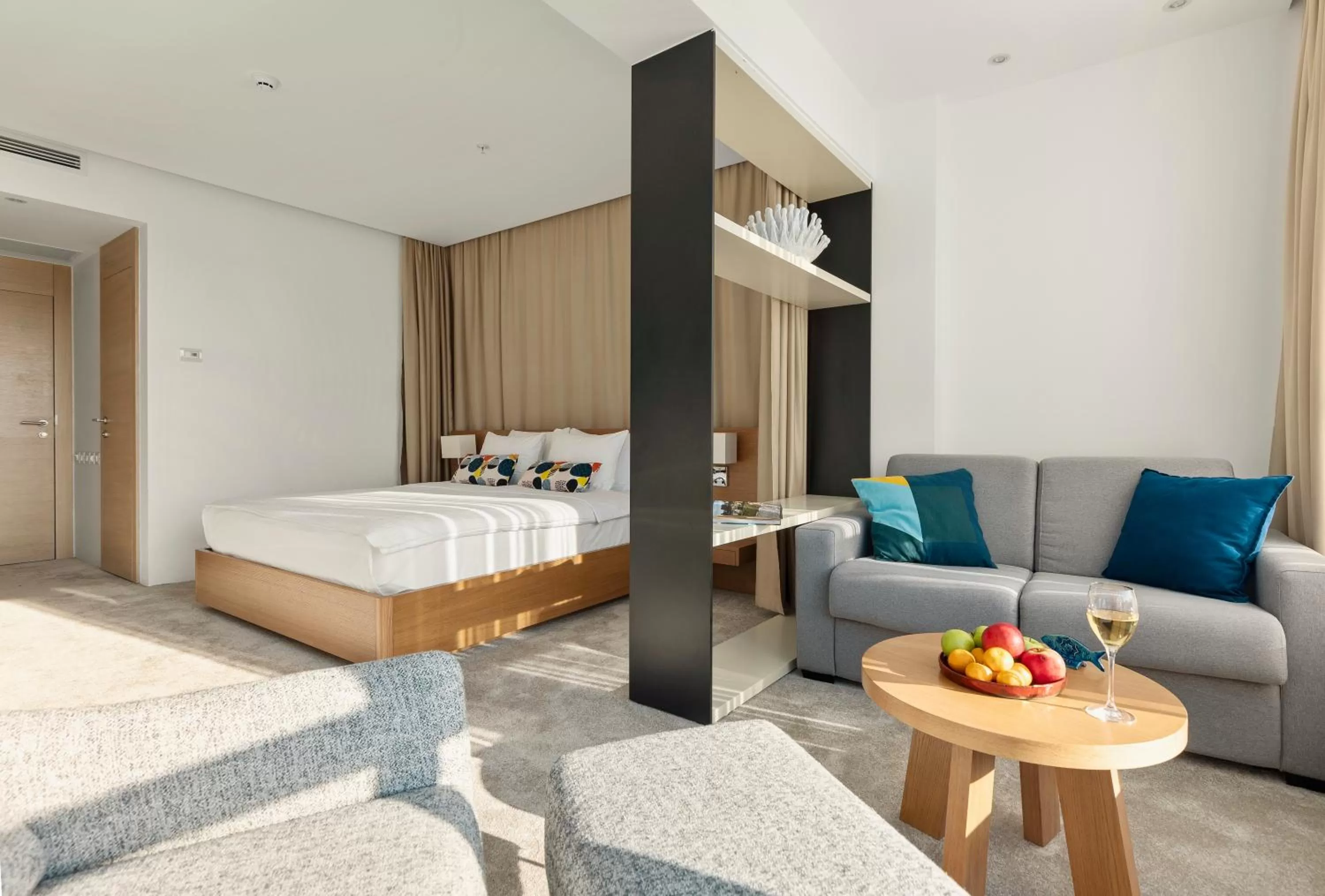 Bedroom, Bed in Hotel Harmonia by Dukley