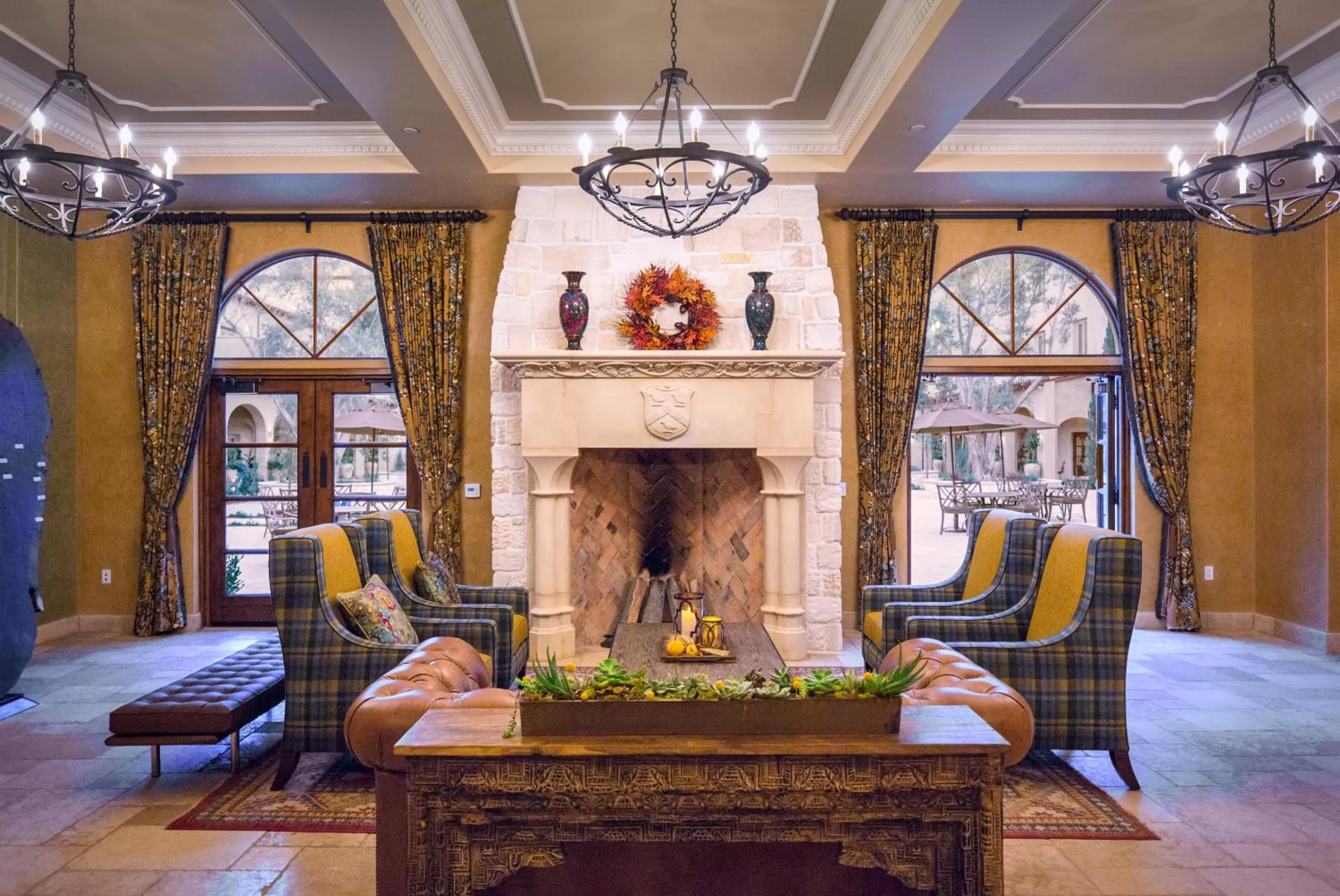 Library in Allegretto Vineyard Resort Paso Robles