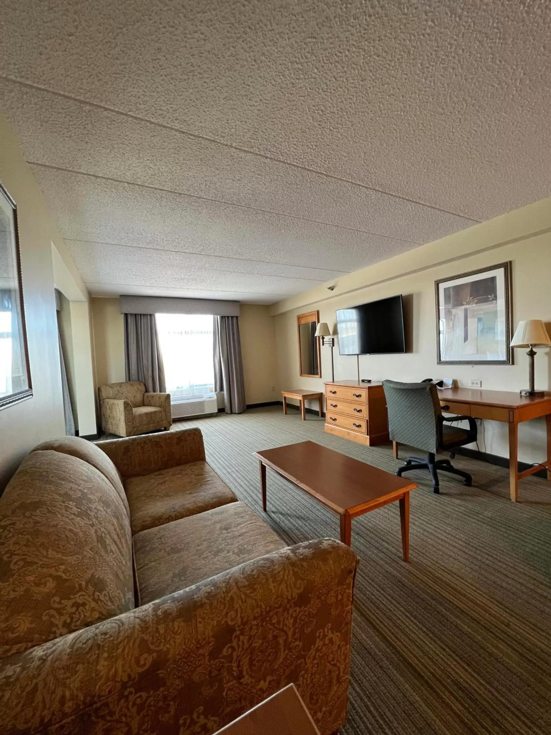 Living room, Seating Area in Wingate by Wyndham Coon Rapids