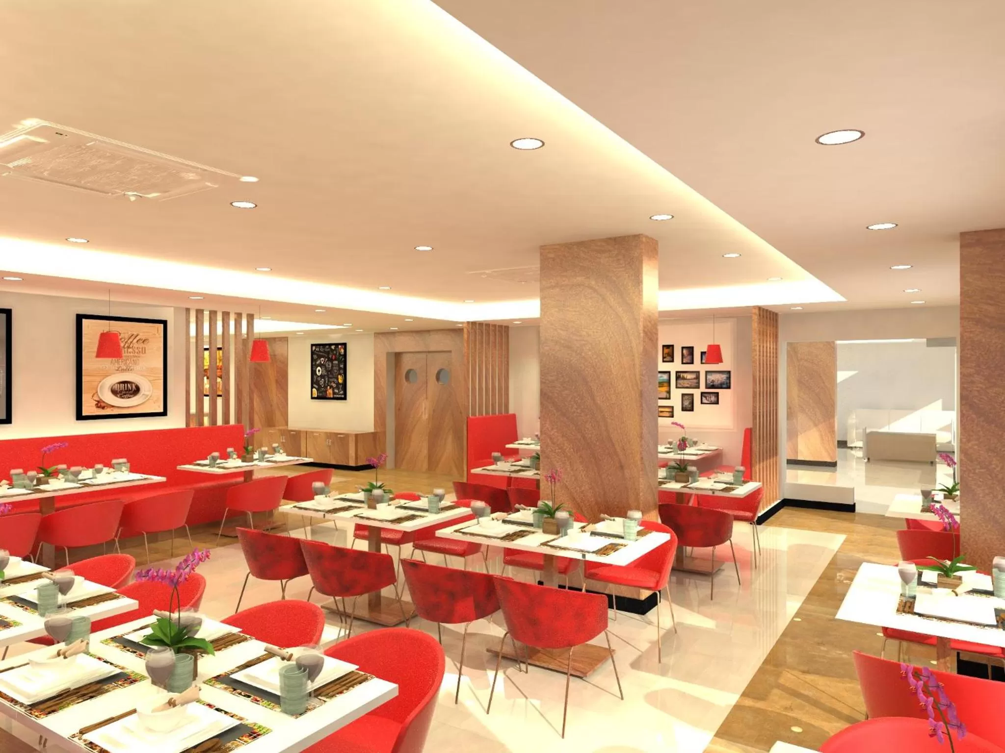 Restaurant/places to eat in Red Fox by Lemon Tree Hotels, Tiruchirappalli Trichy