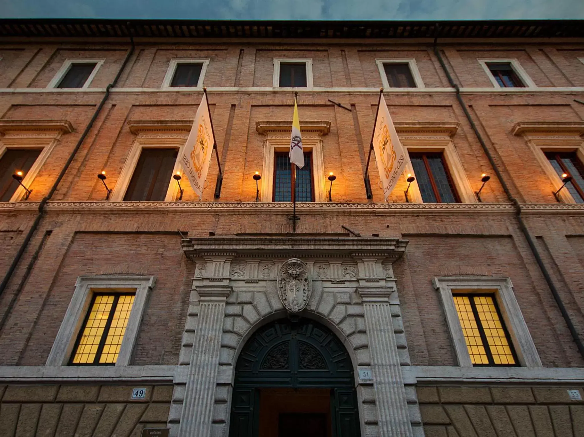 Facade/entrance, Property Building in Palazzo Cardinal Cesi