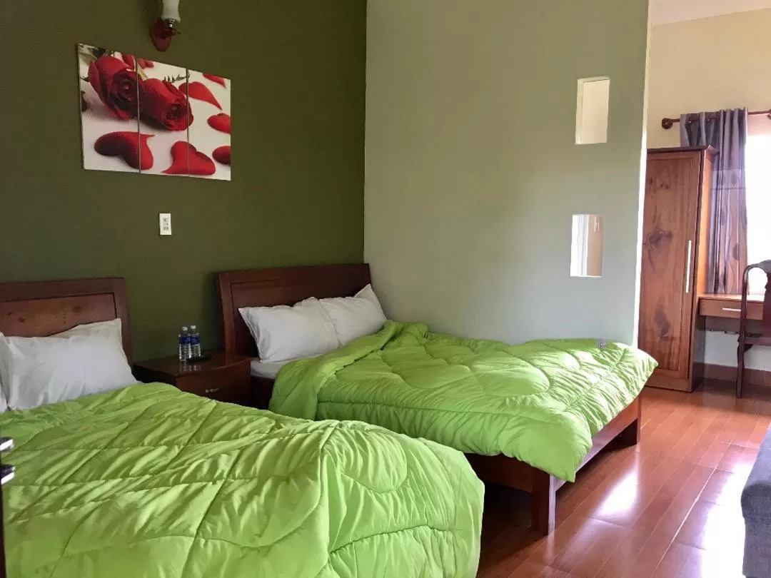 Bed in ANH DUONg 1 HOTEL