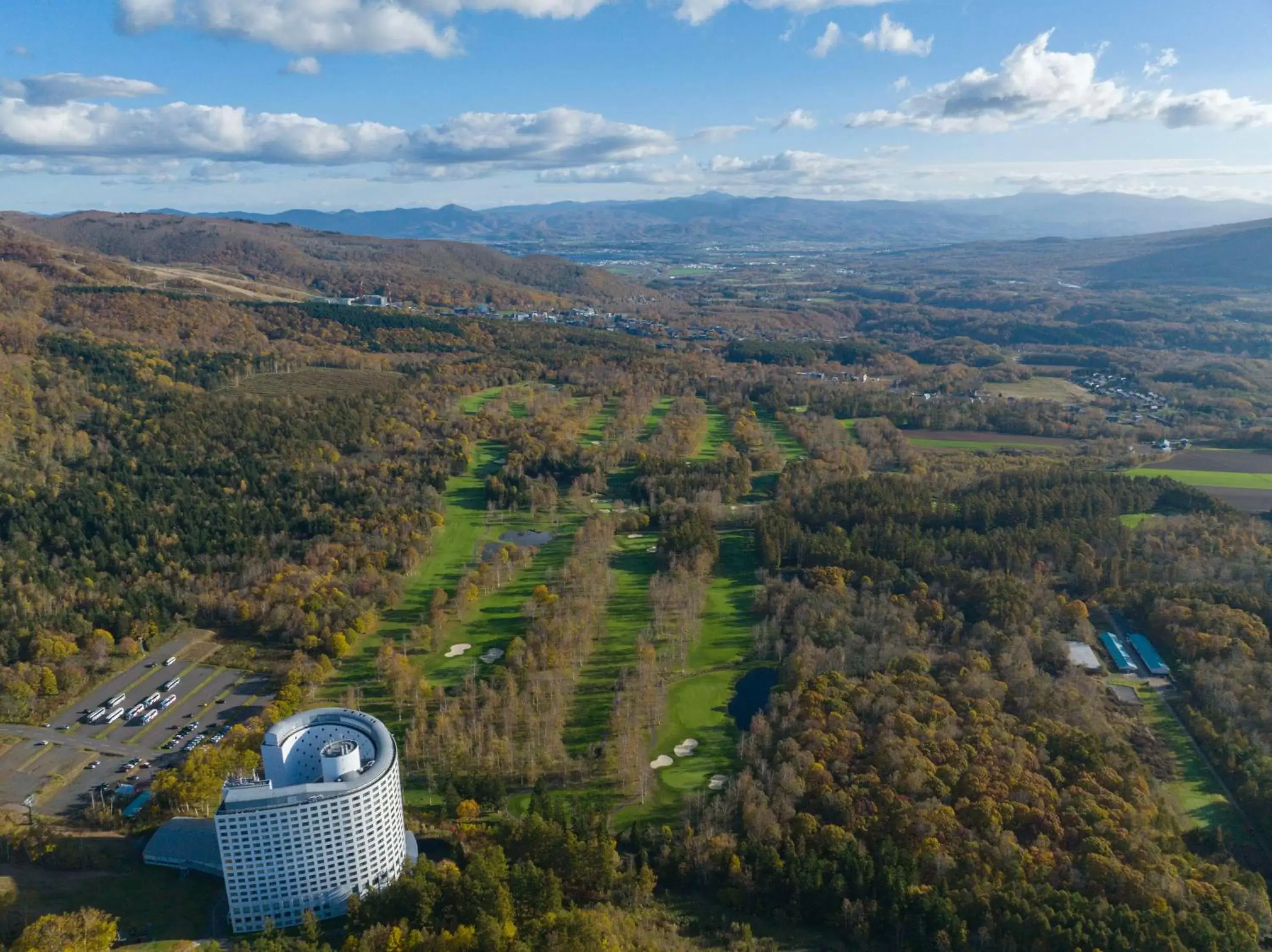 Property building, Bird's-eye View in Hilton Niseko Village