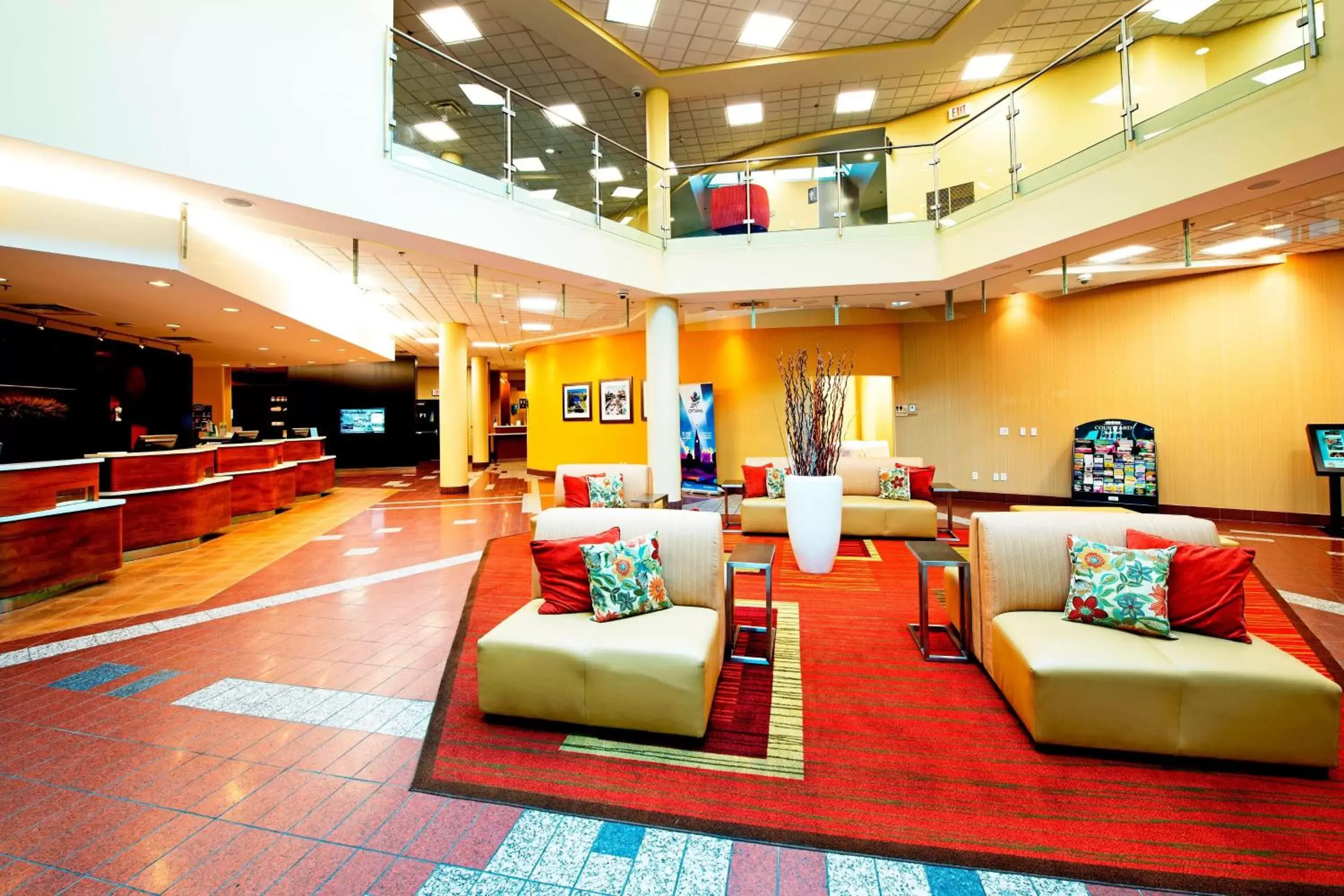 Lobby or reception, Lobby/Reception in Courtyard by Marriott Ottawa East