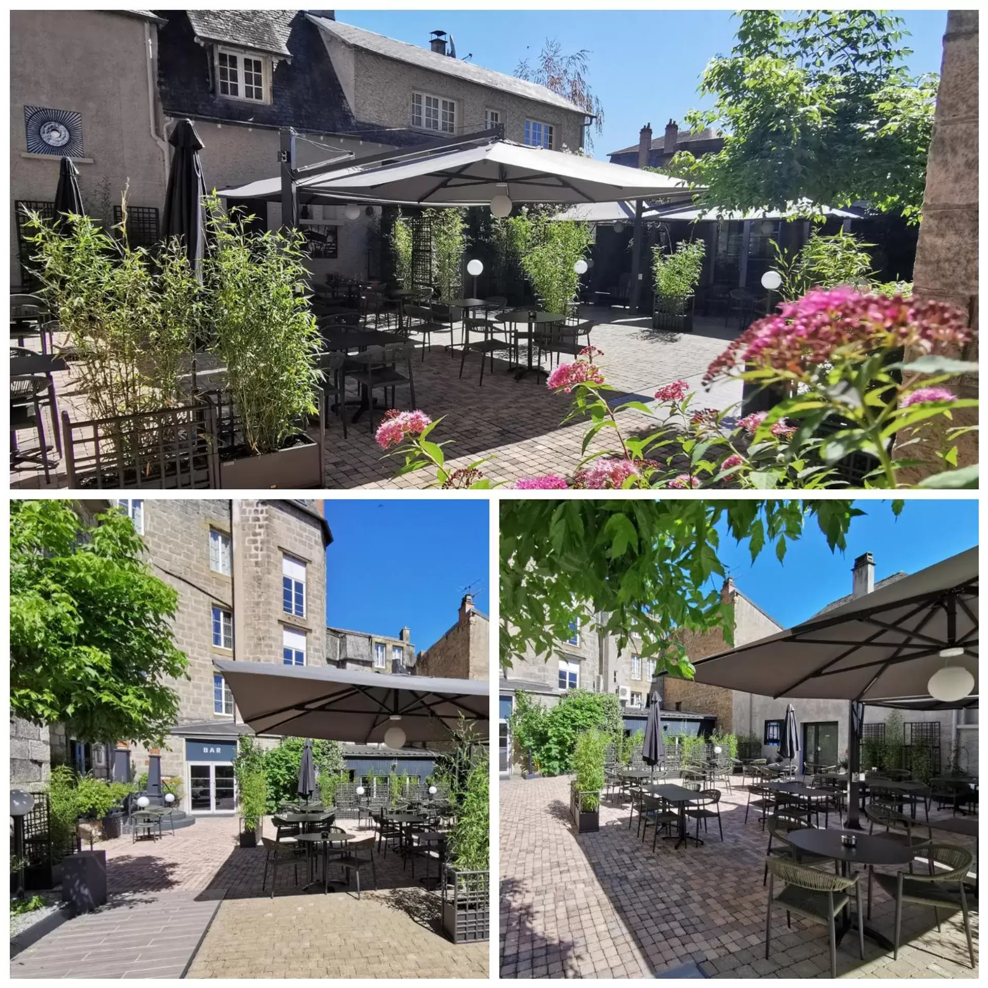 Patio in Grand Hôtel Brive