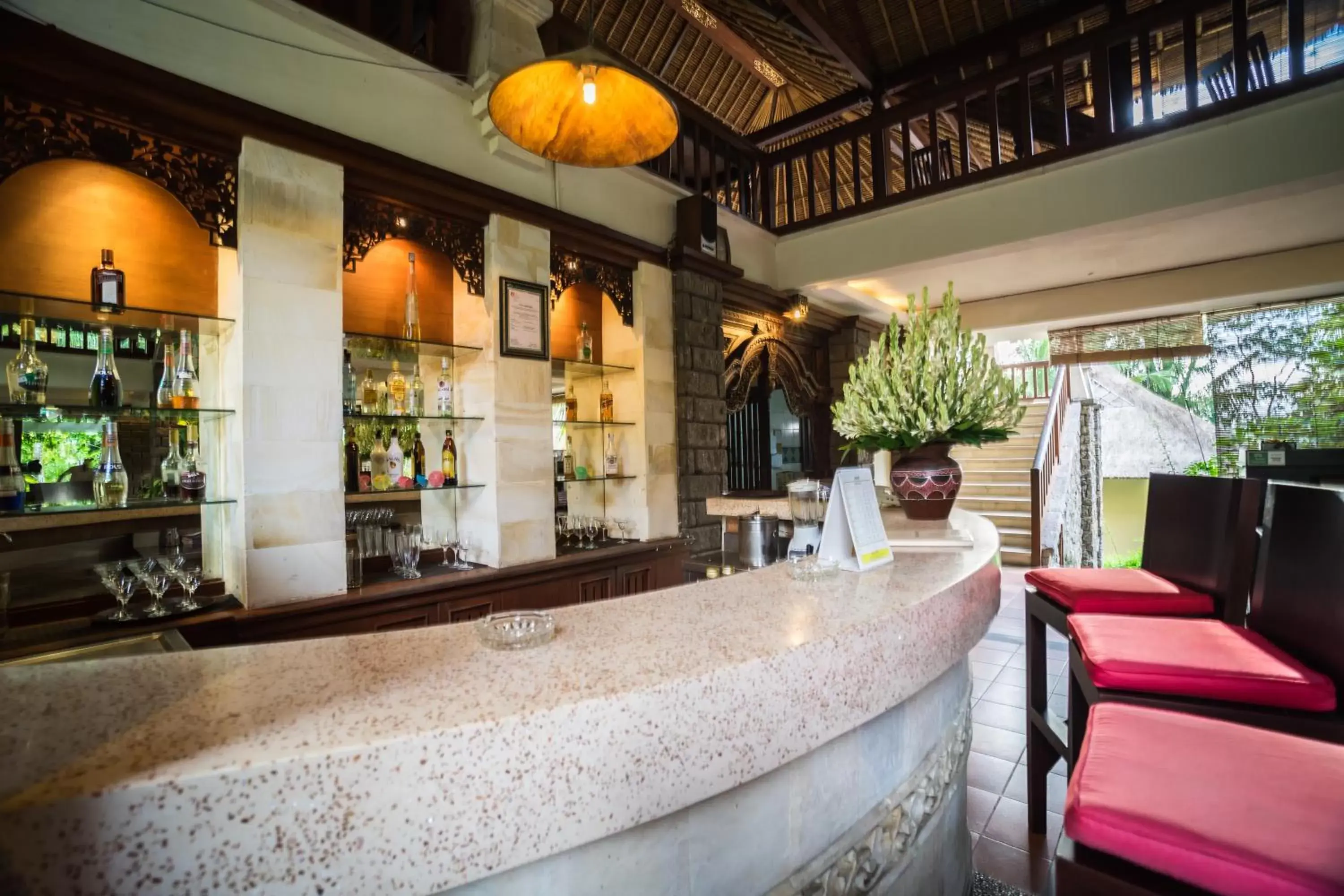Lounge or bar, Lobby/Reception in Kori Ubud Resort, Restaurant & Spa