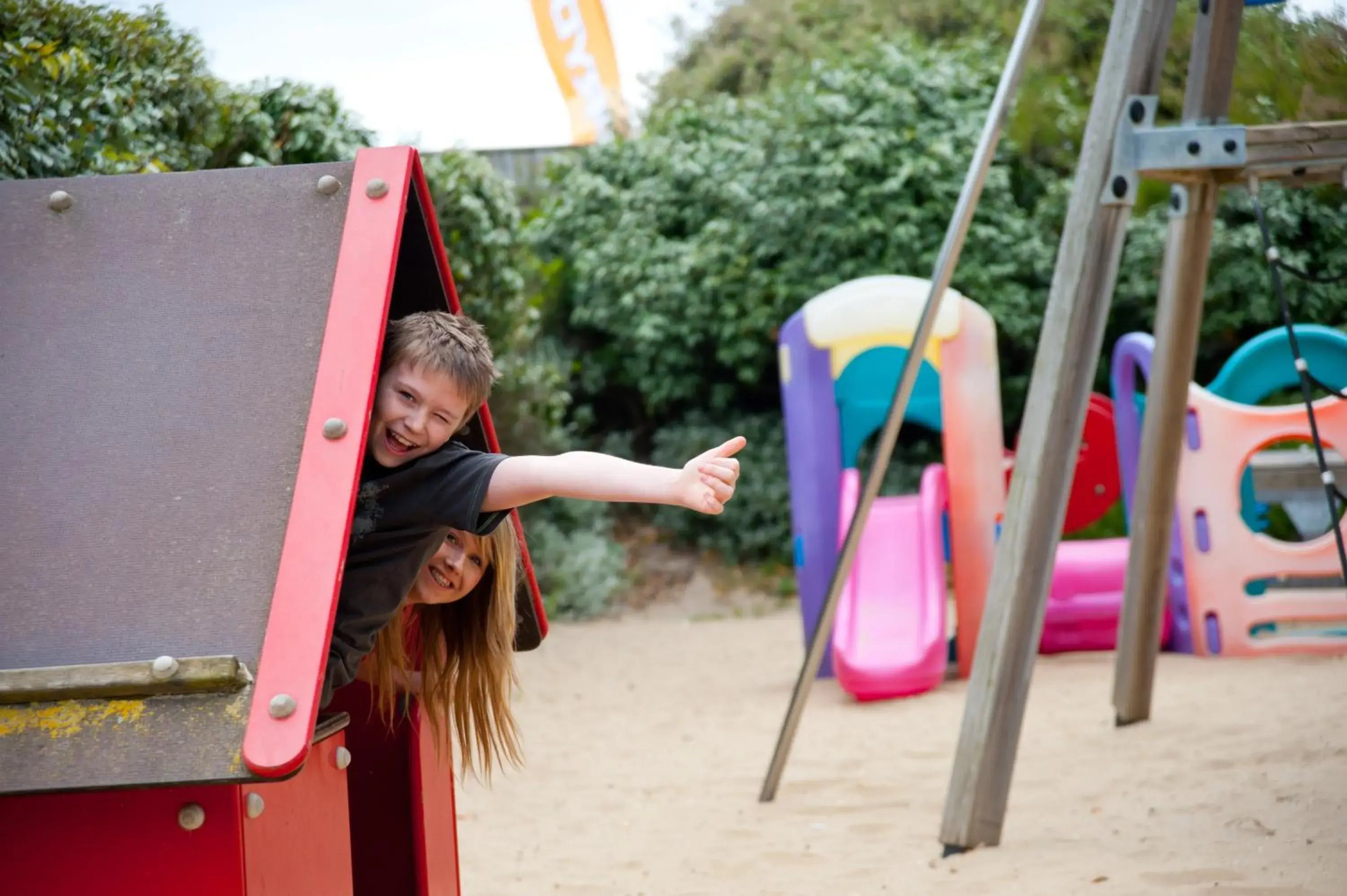 People, Children in Sandbanks Hotel