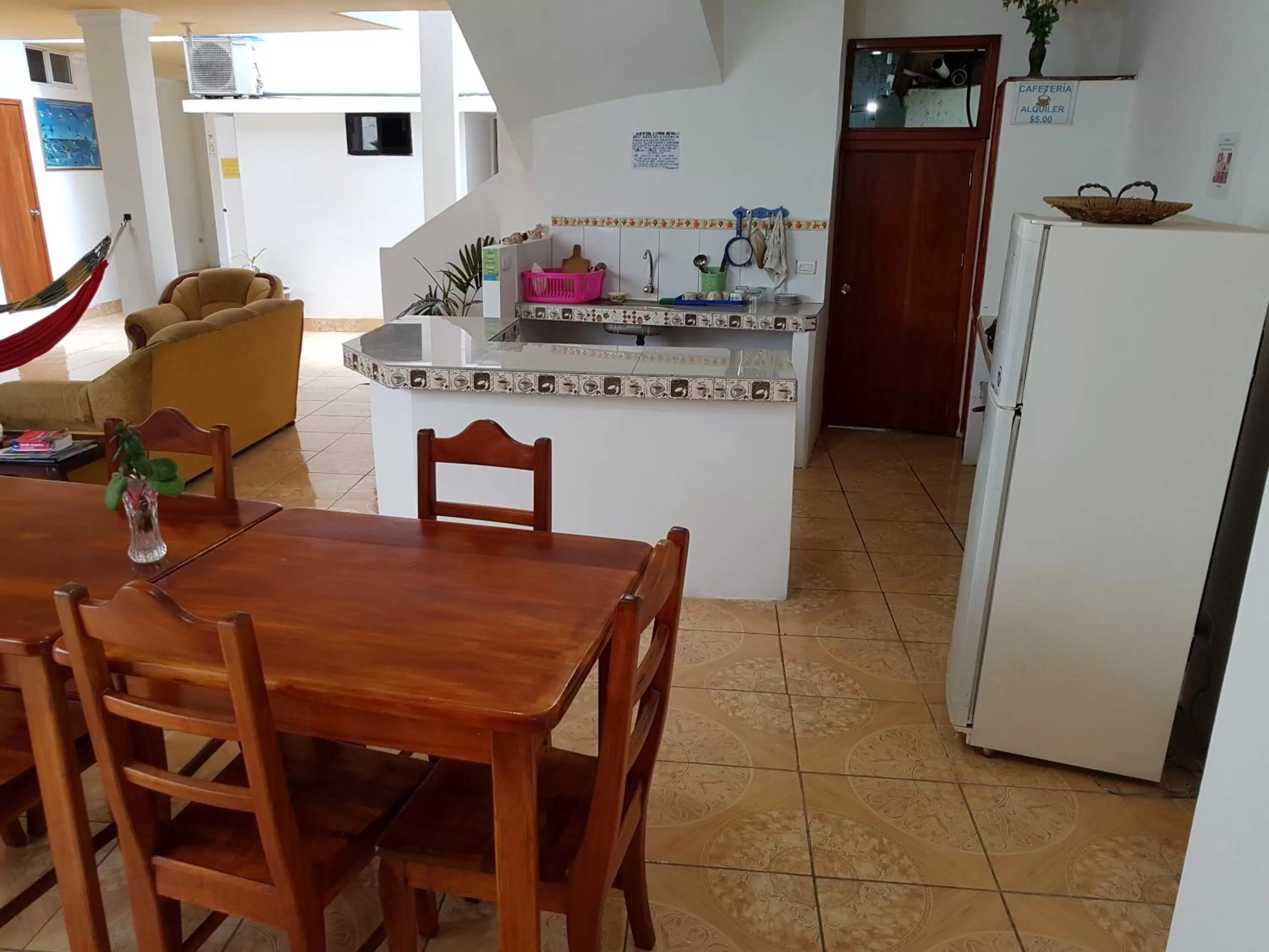 Dining area in Hostal Cerro Azul