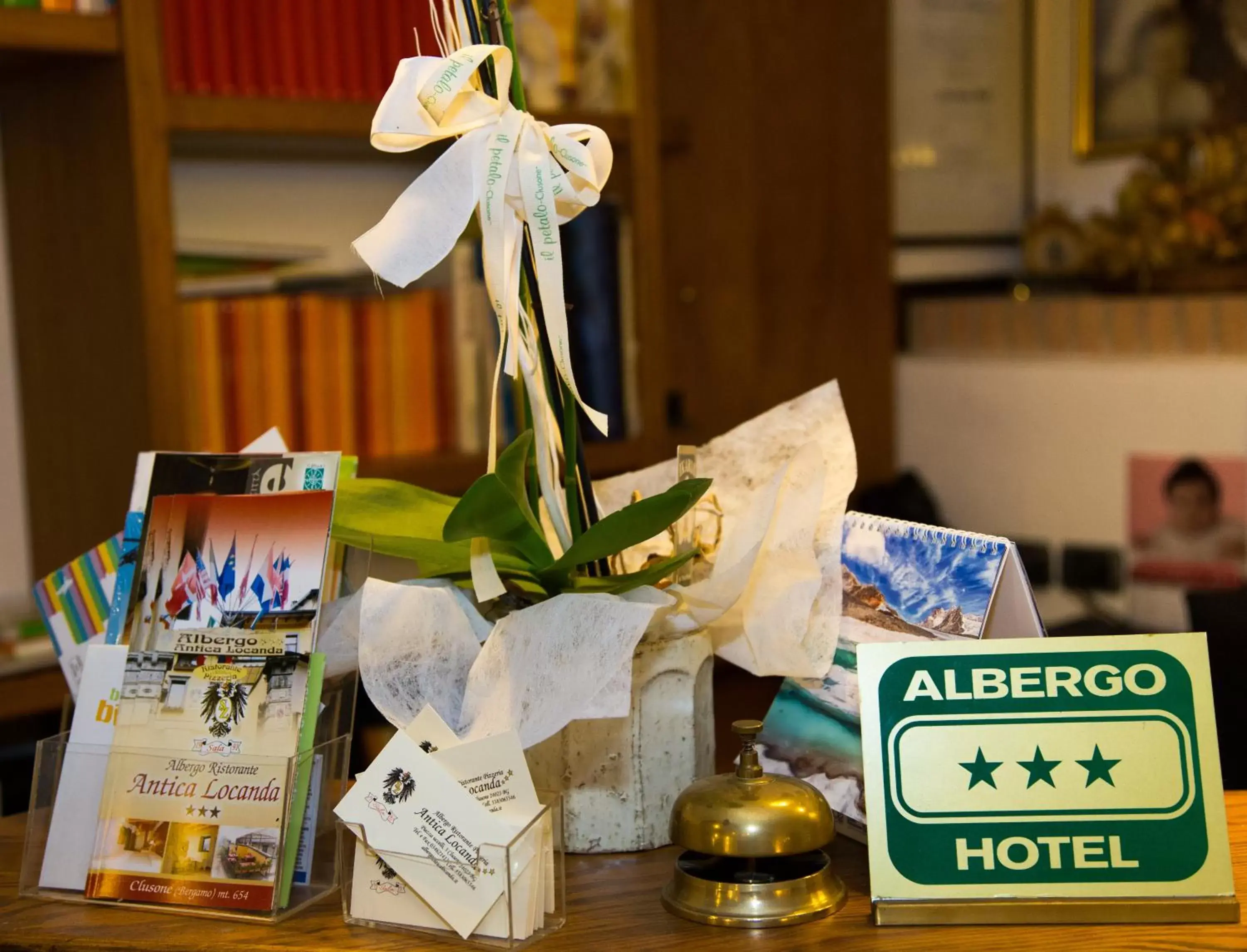 Decorative detail in Albergo Antica Locanda