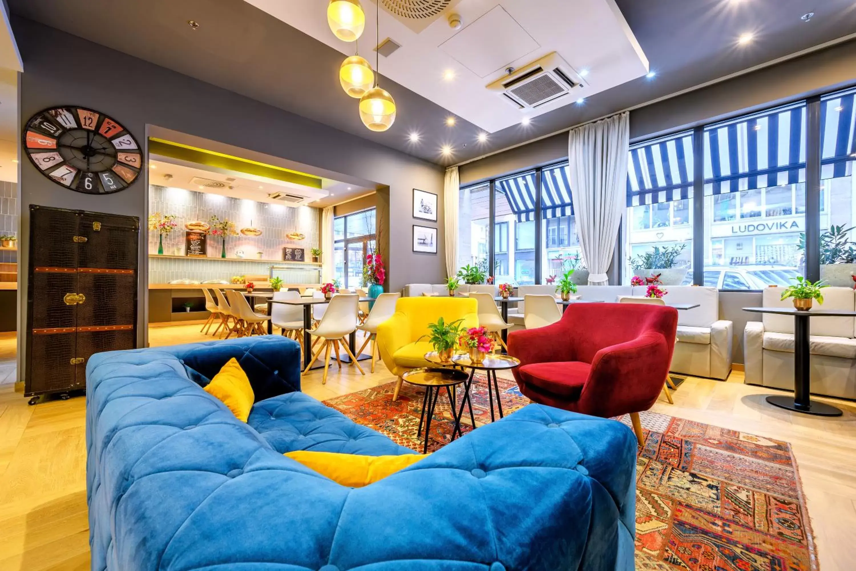 Lobby or reception in Roombach Hotel Budapest Center Lobby or reception in Roombach Hotel Budapest Center