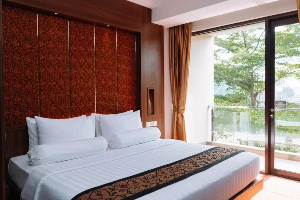 Bed in Anugrah Hotel Sukabumi