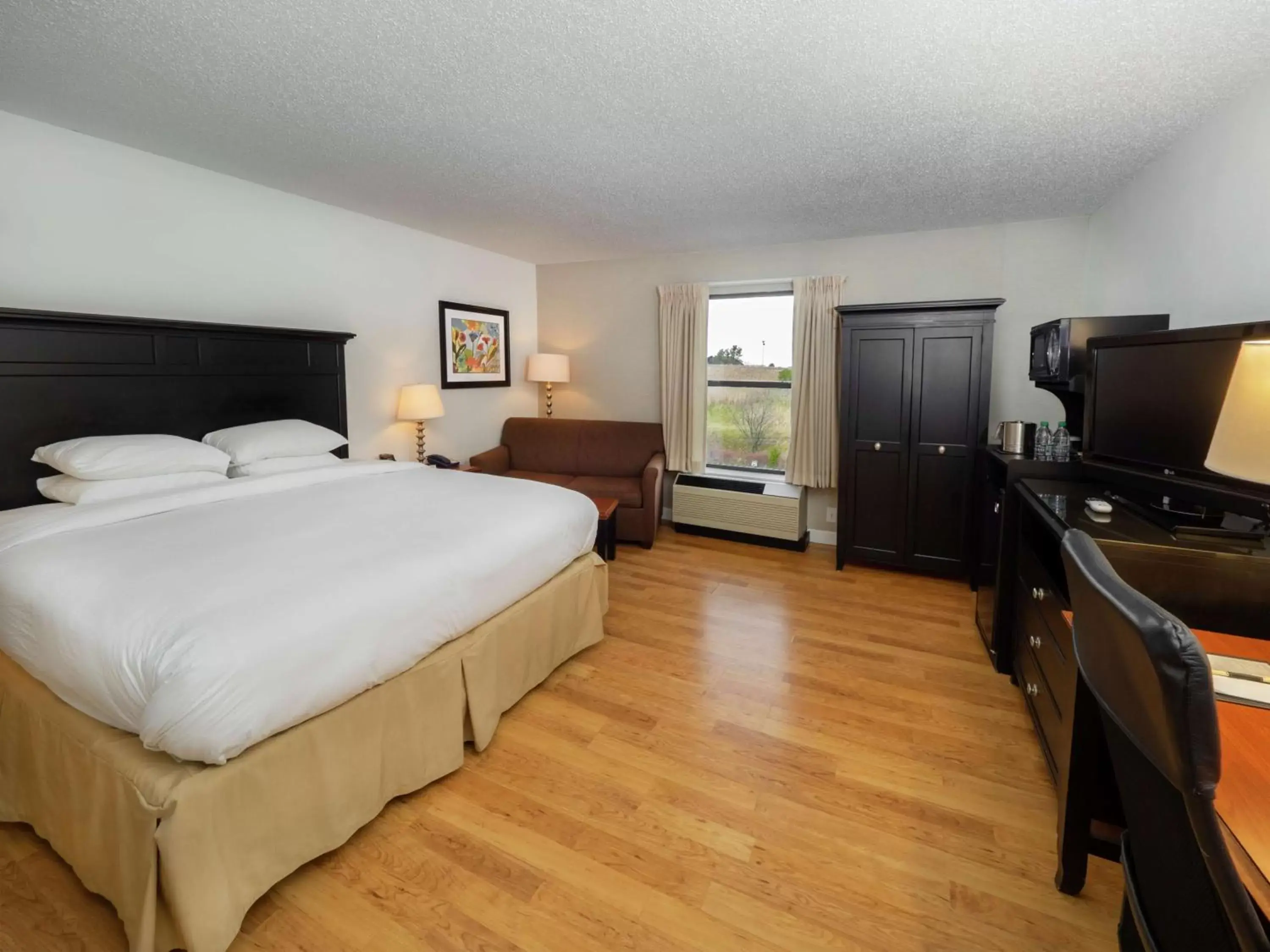 Bed, TV/Entertainment Center in DoubleTree by Hilton Buffalo-Amherst