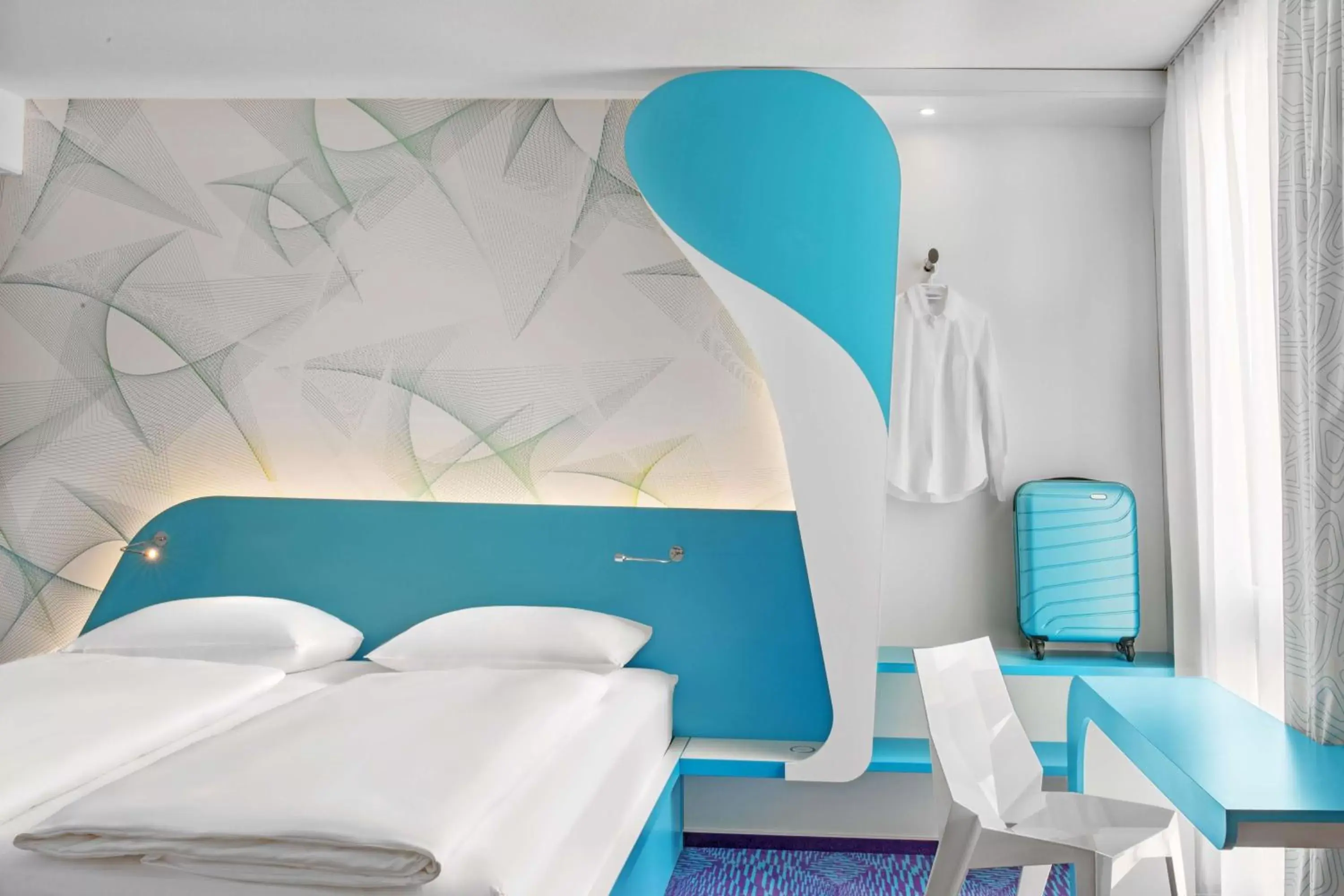 Bedroom, Bed in Prize by Radisson, Hamburg St Pauli Bedroom, Bed in Prize by Radisson, Hamburg St Pauli