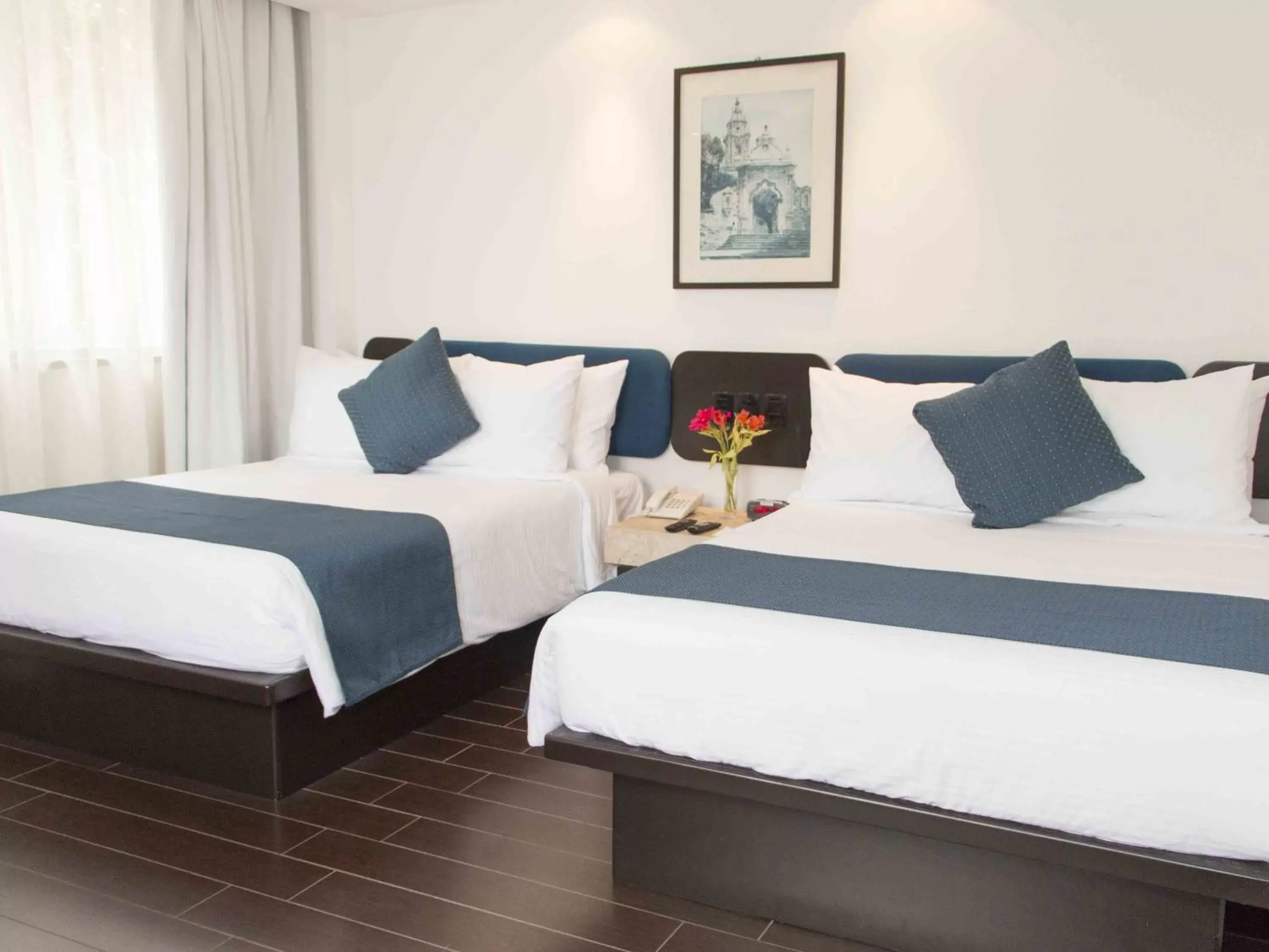 Bed in Hotel Real de Puebla