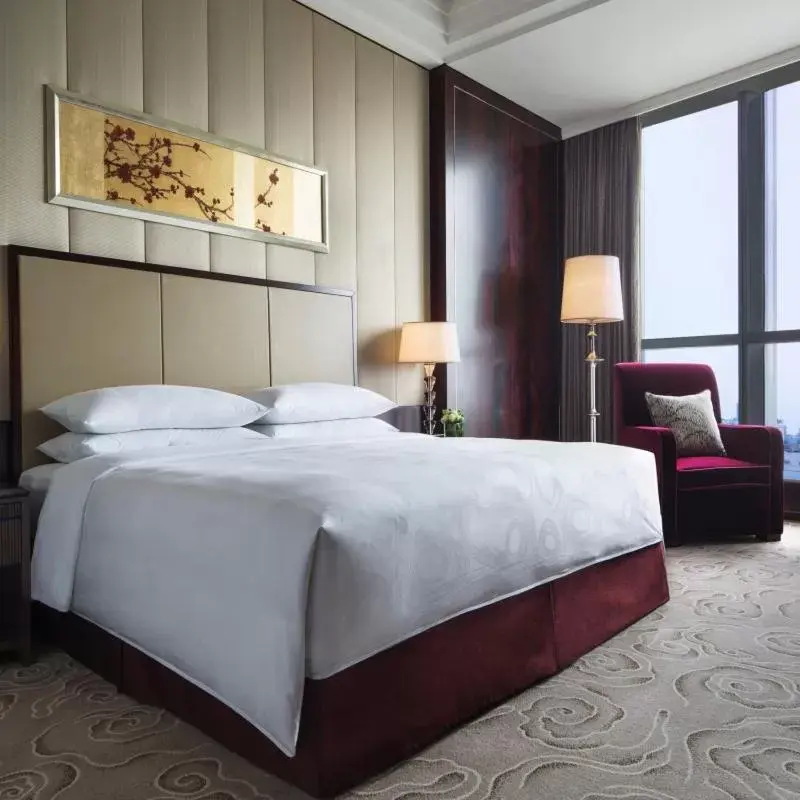 Bed in JW Marriott Hotel Chongqing