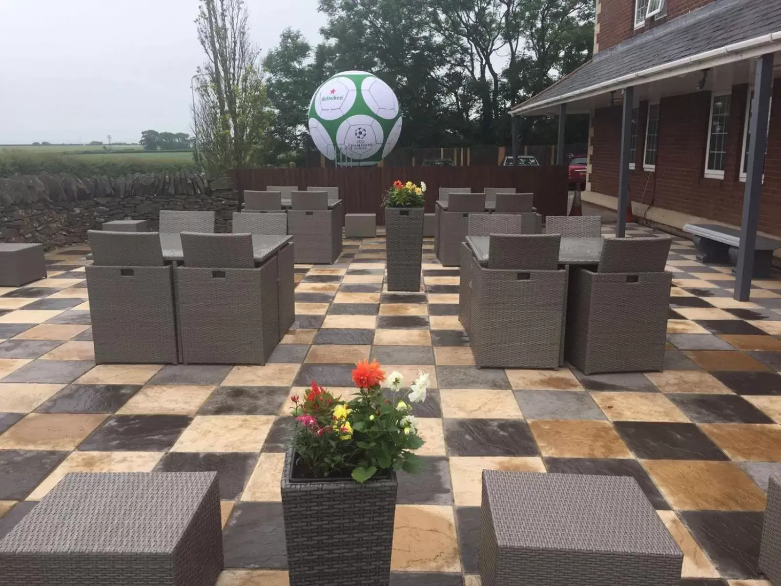Patio in Celtic International Hotel Cardiff Airport