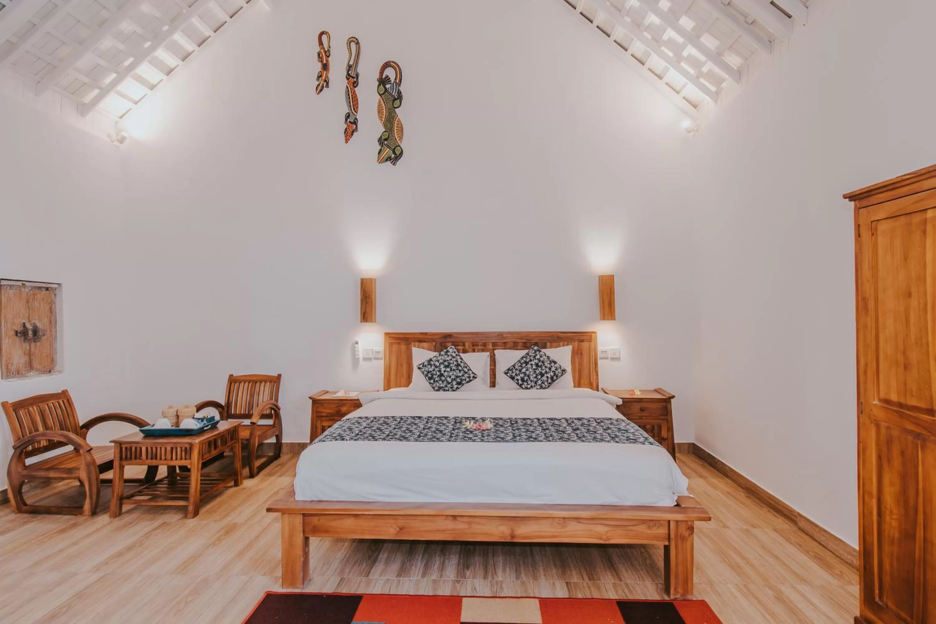 Photo of the whole room, Bed in Dream Beach Huts