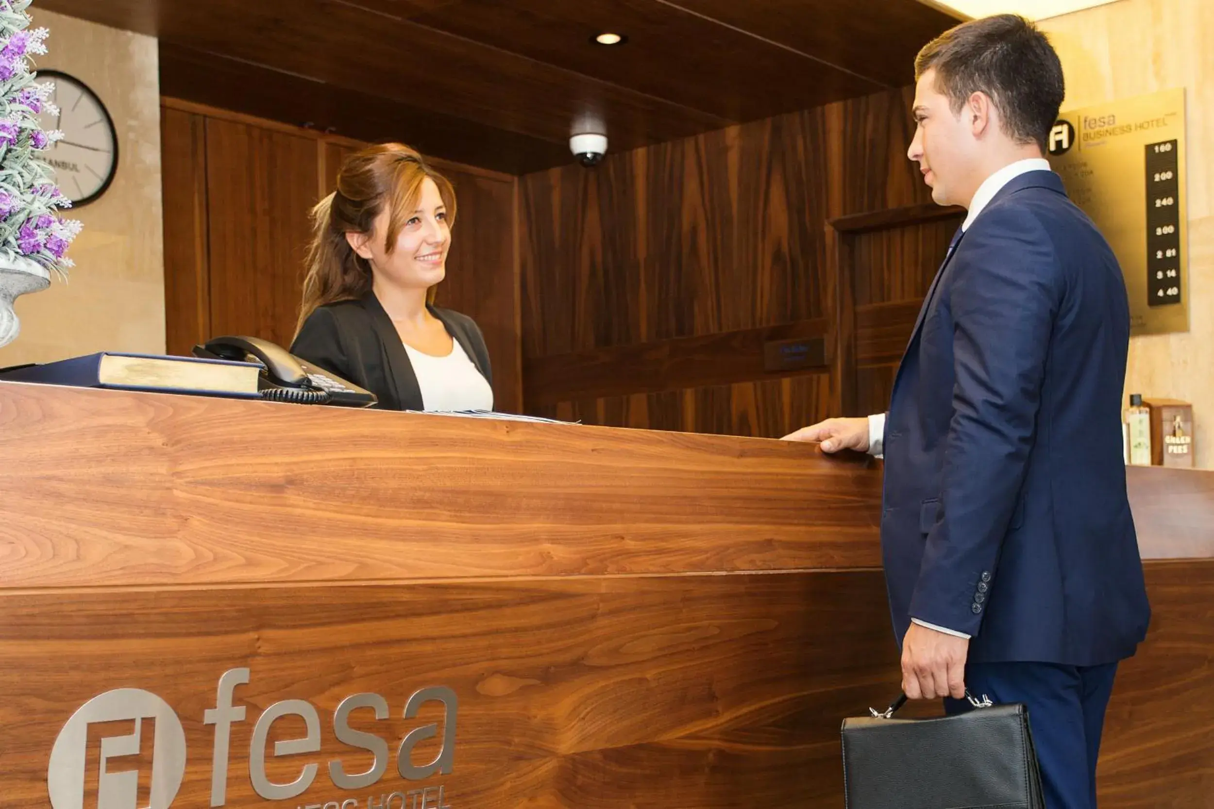 Staff, Lobby/Reception in Fesa Business Hotel
