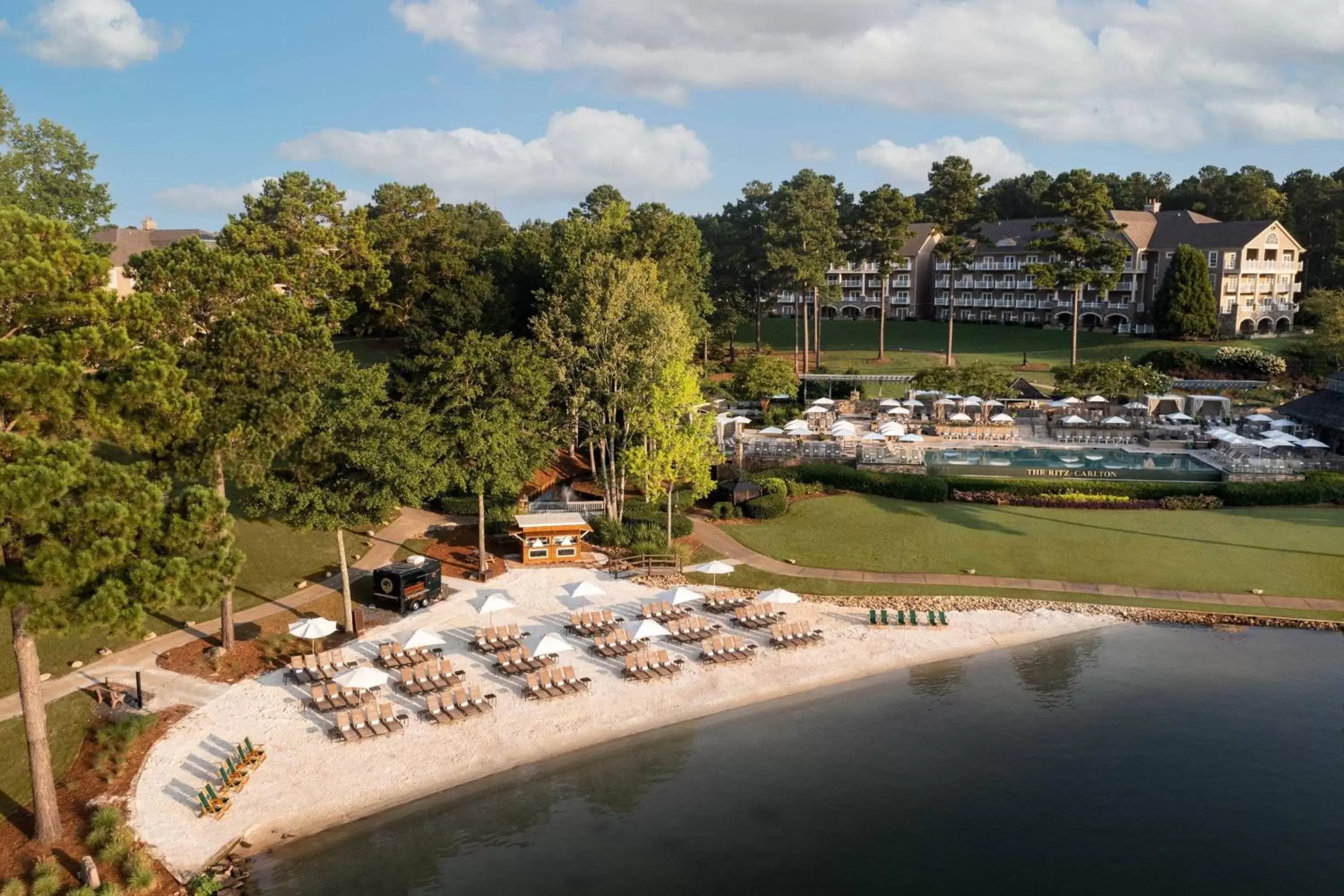 Beach, Bird's-eye View in The Ritz-Carlton Reynolds, Lake Oconee