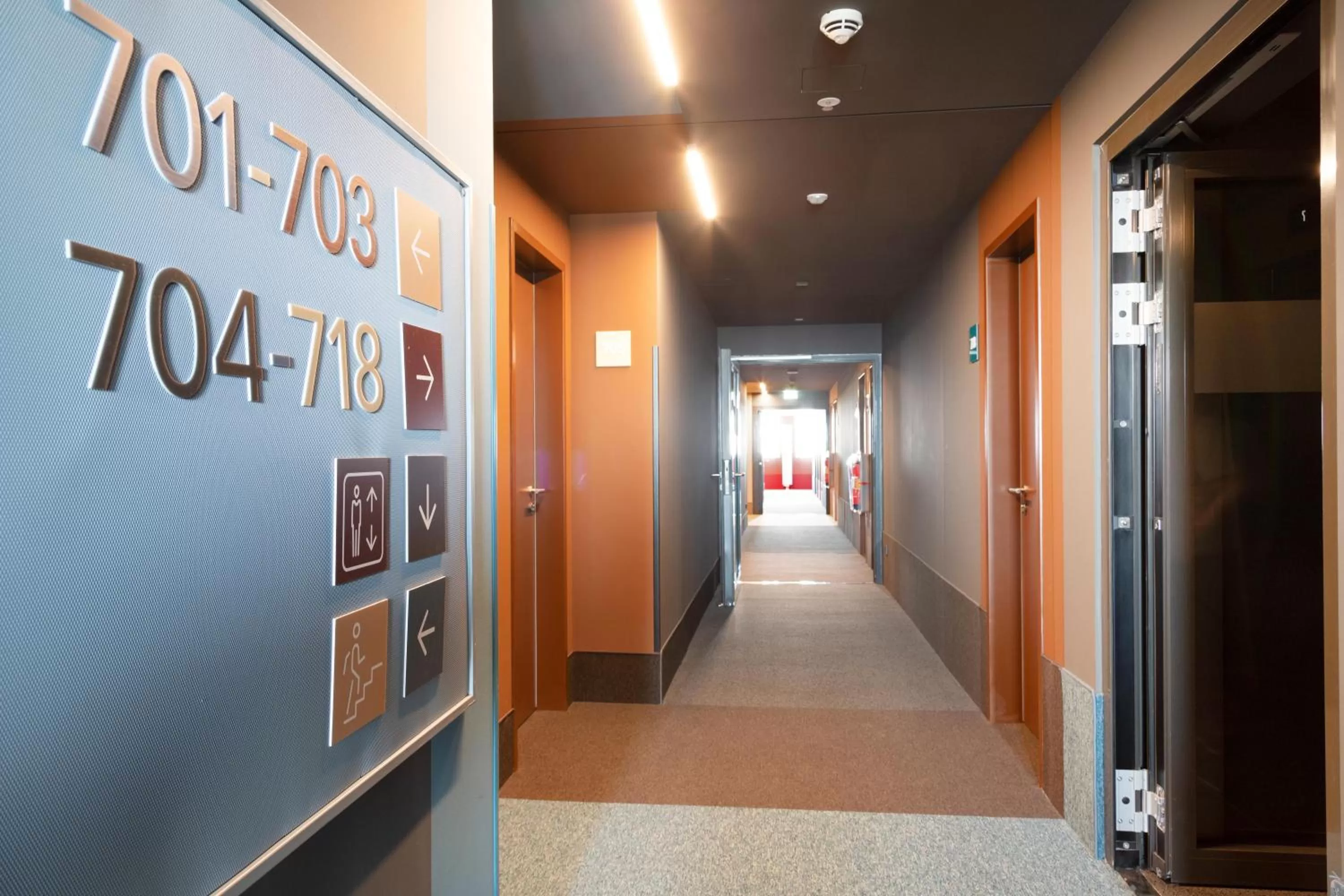 Floor plan in MEININGER Hotel Bremen Hauptbahnhof