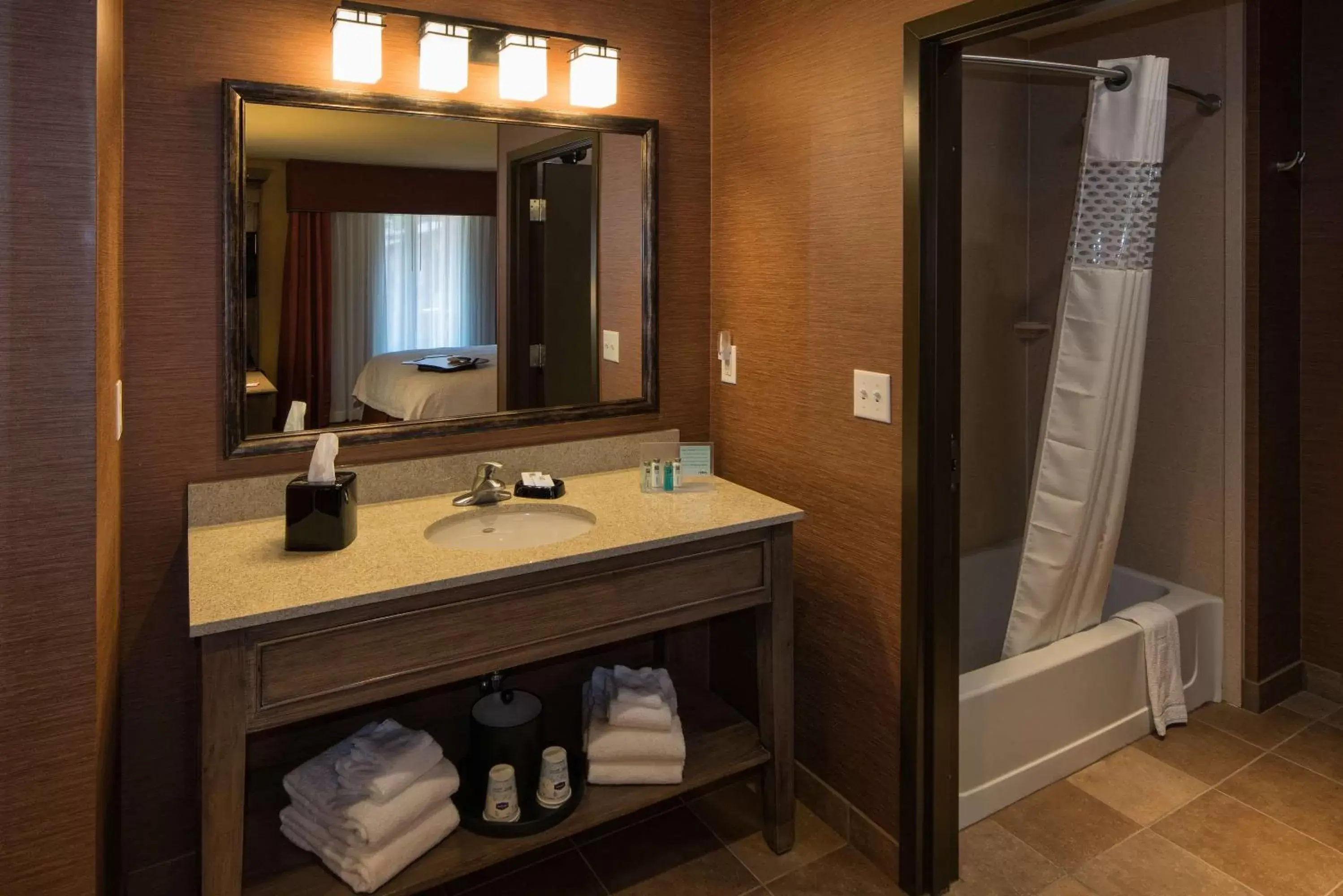 Living room, Bathroom in Hampton Inn & Suites Springdale/Zion National Park