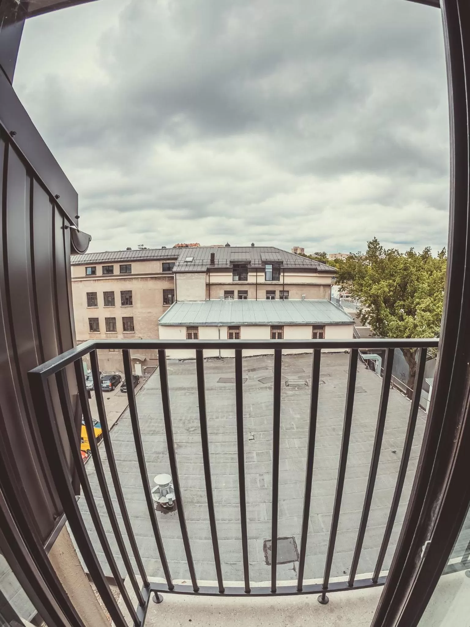 Balcony/Terrace in SELF CHECK-IN Hotel Railway Apartments