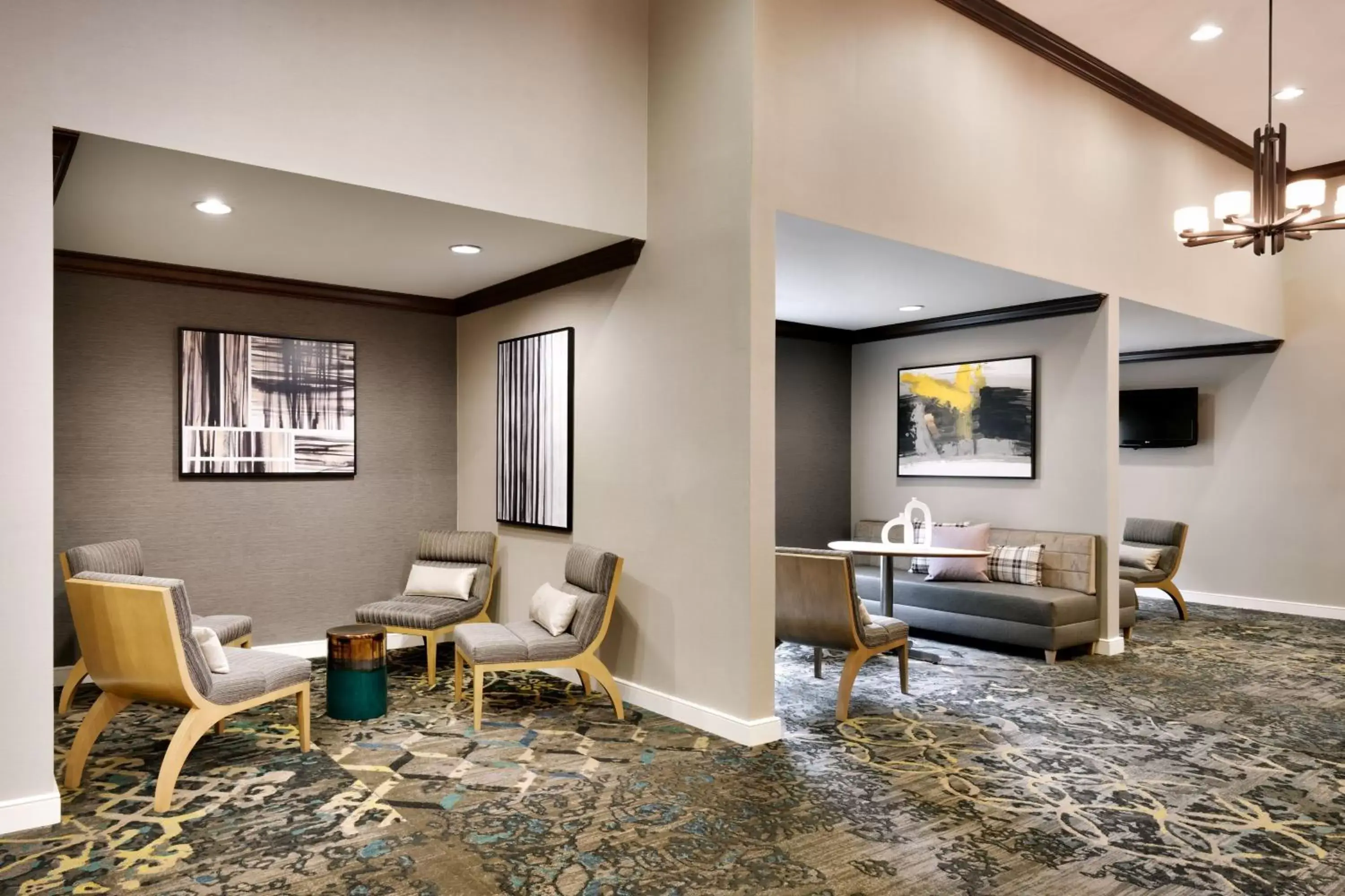 Property building, Seating Area in Residence Inn by Marriott Houston I-10 West/Park Row