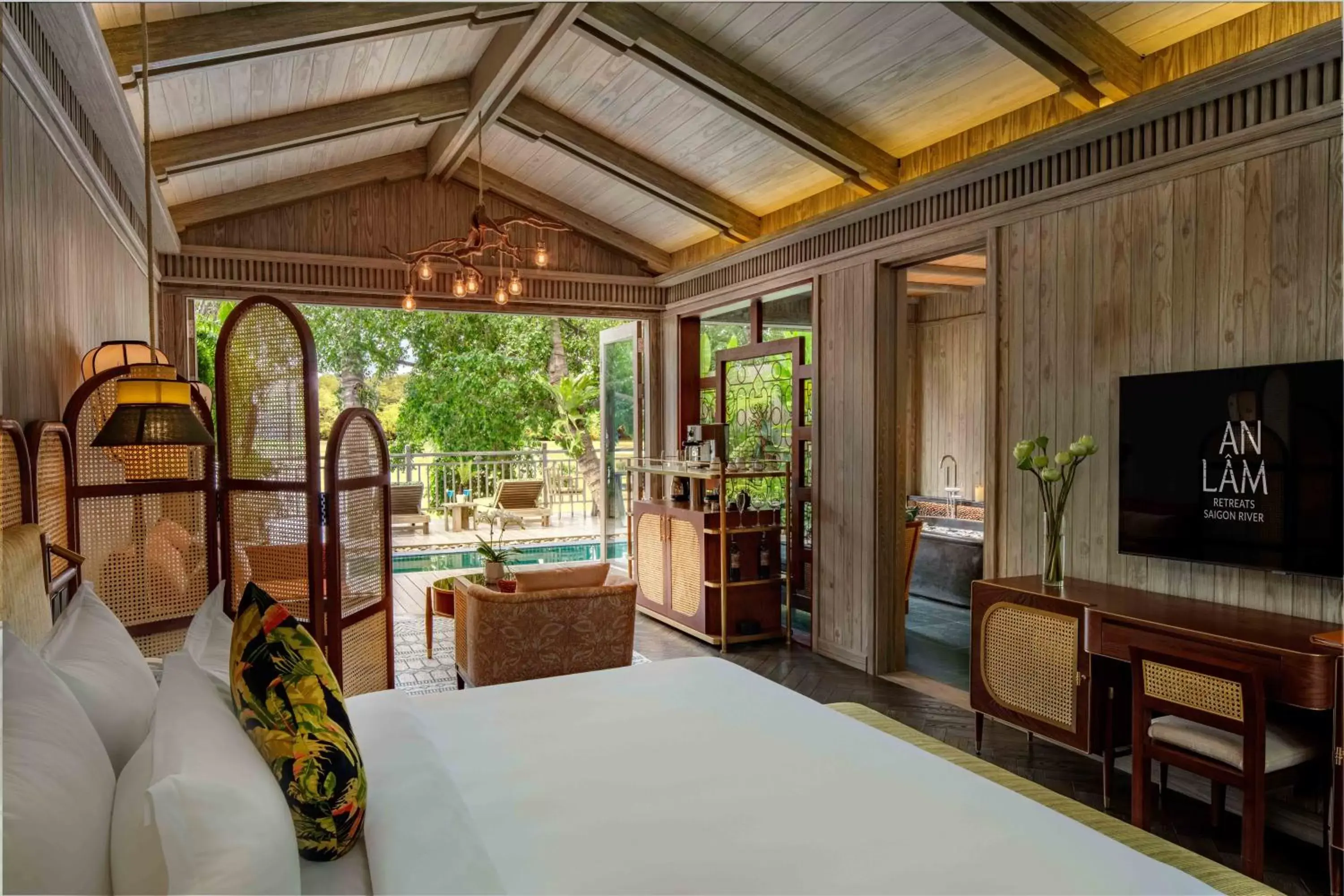 Bedroom in An Lam Retreats Saigon River