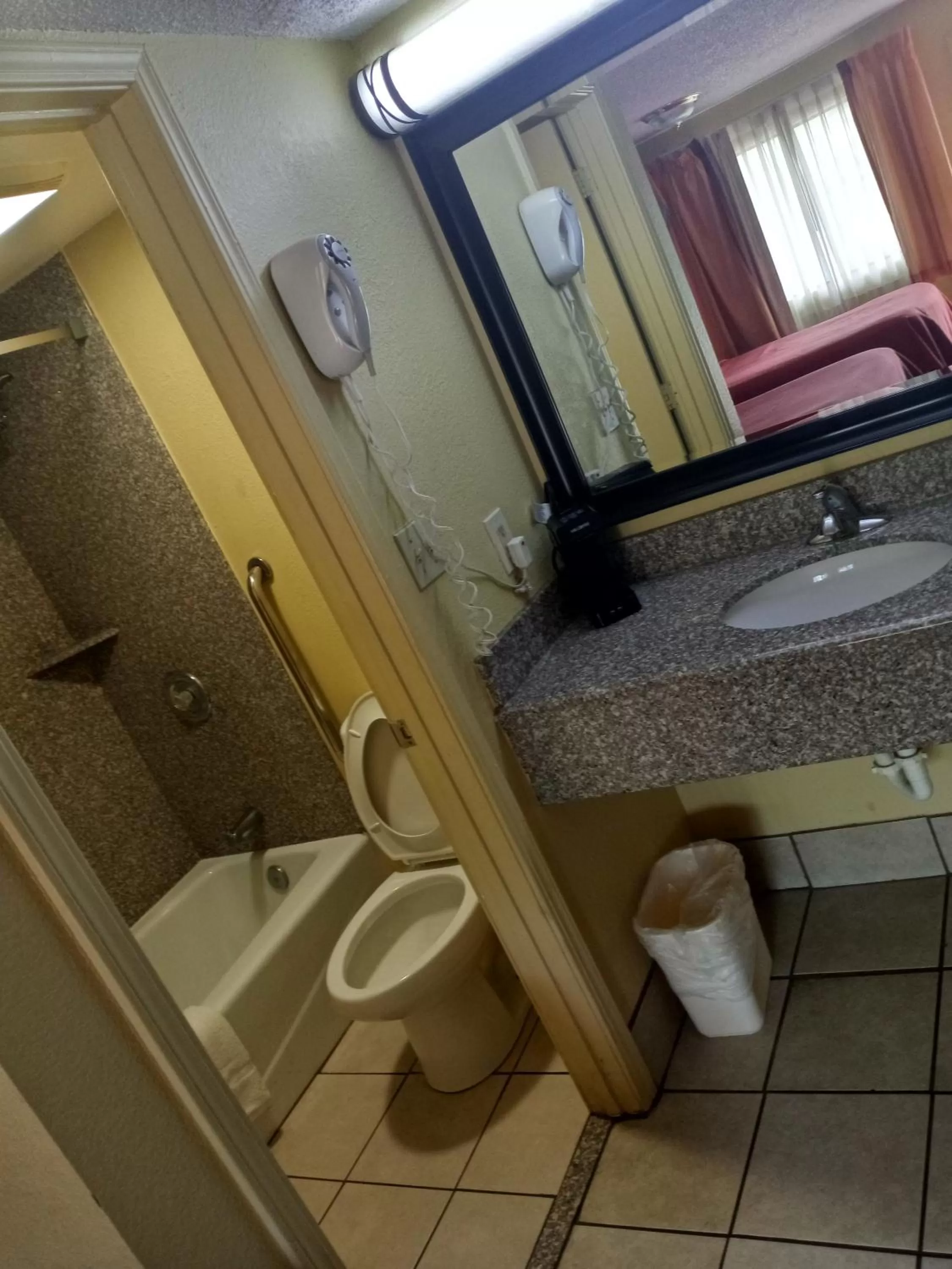 Bathroom in Super 8 by Wyndham Tulsa - Route 66