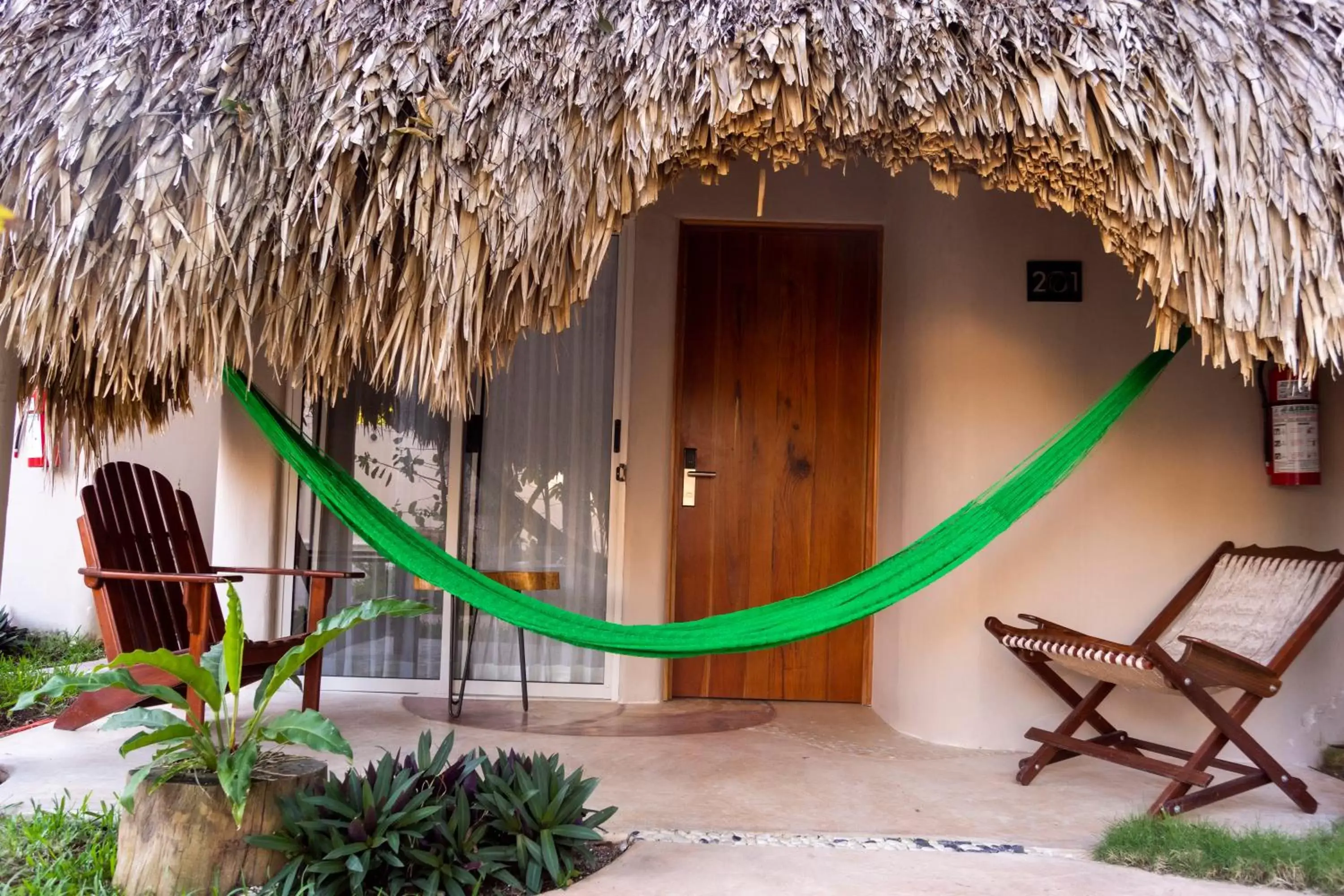 Facade/entrance in Hotel Circulo Bacalar