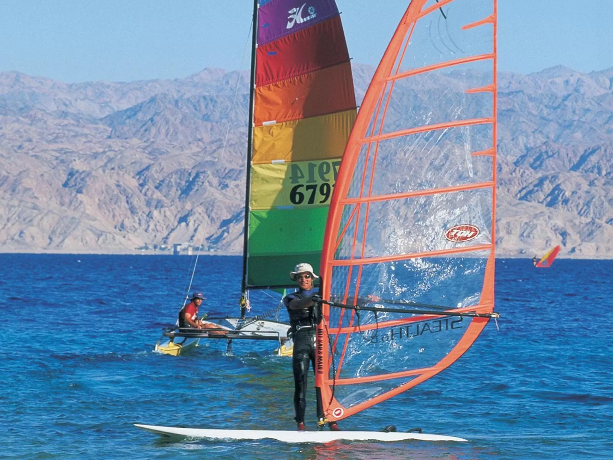 People, Windsurfing in Dan Eilat Hotel