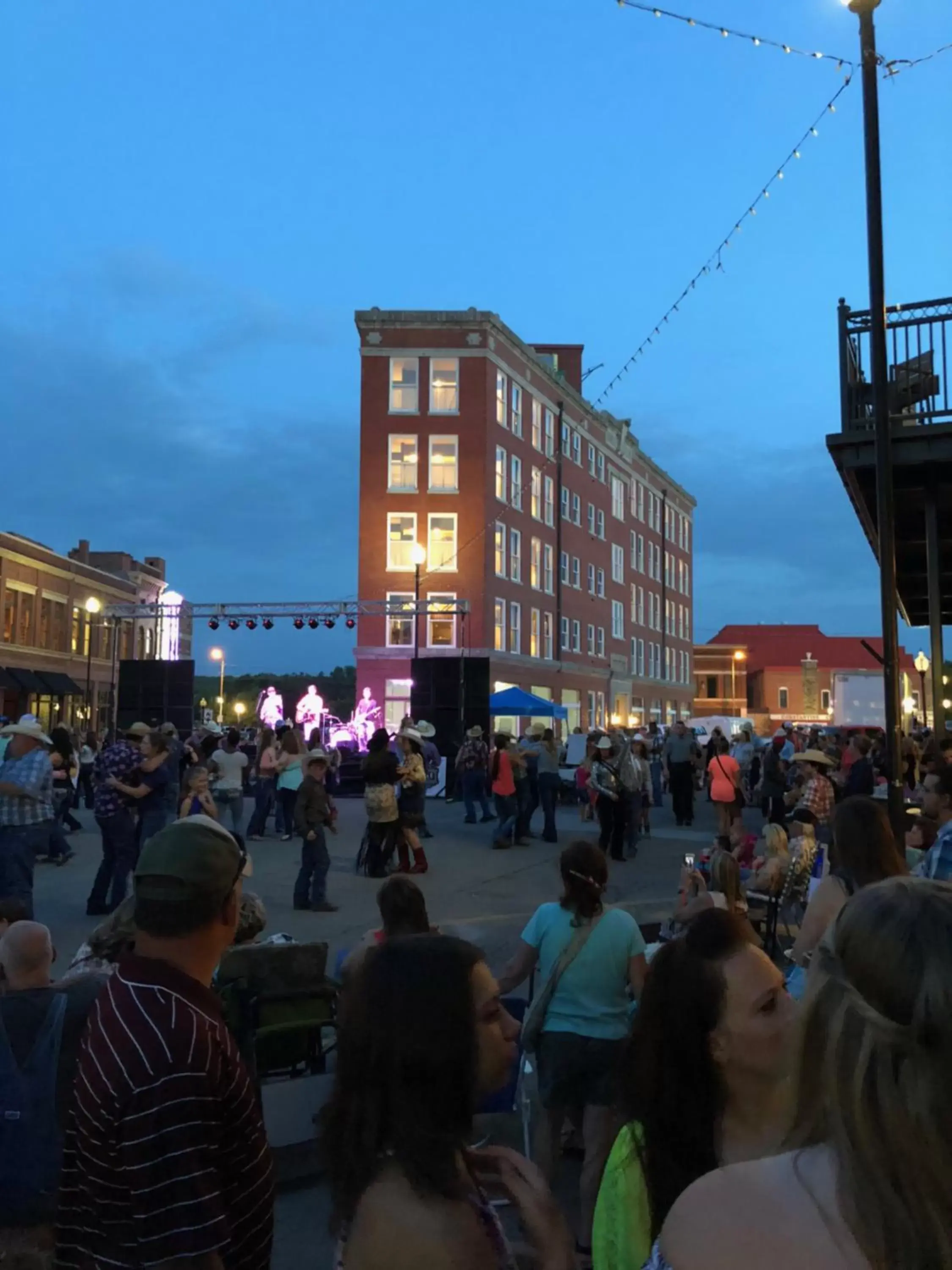 Property building in Frontier Hotel Pawhuska