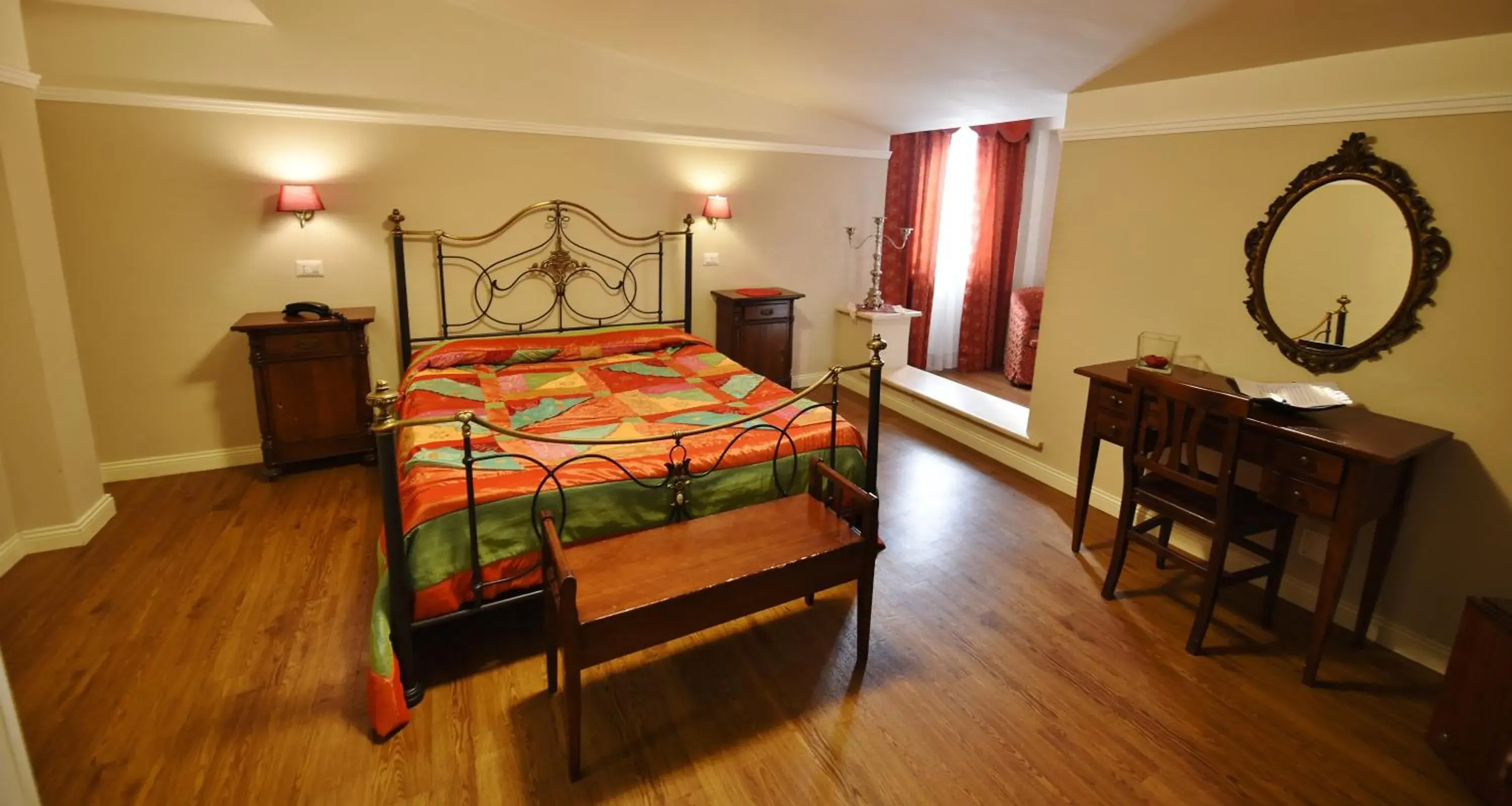 Bedroom, Bed in Hotel Al Castello