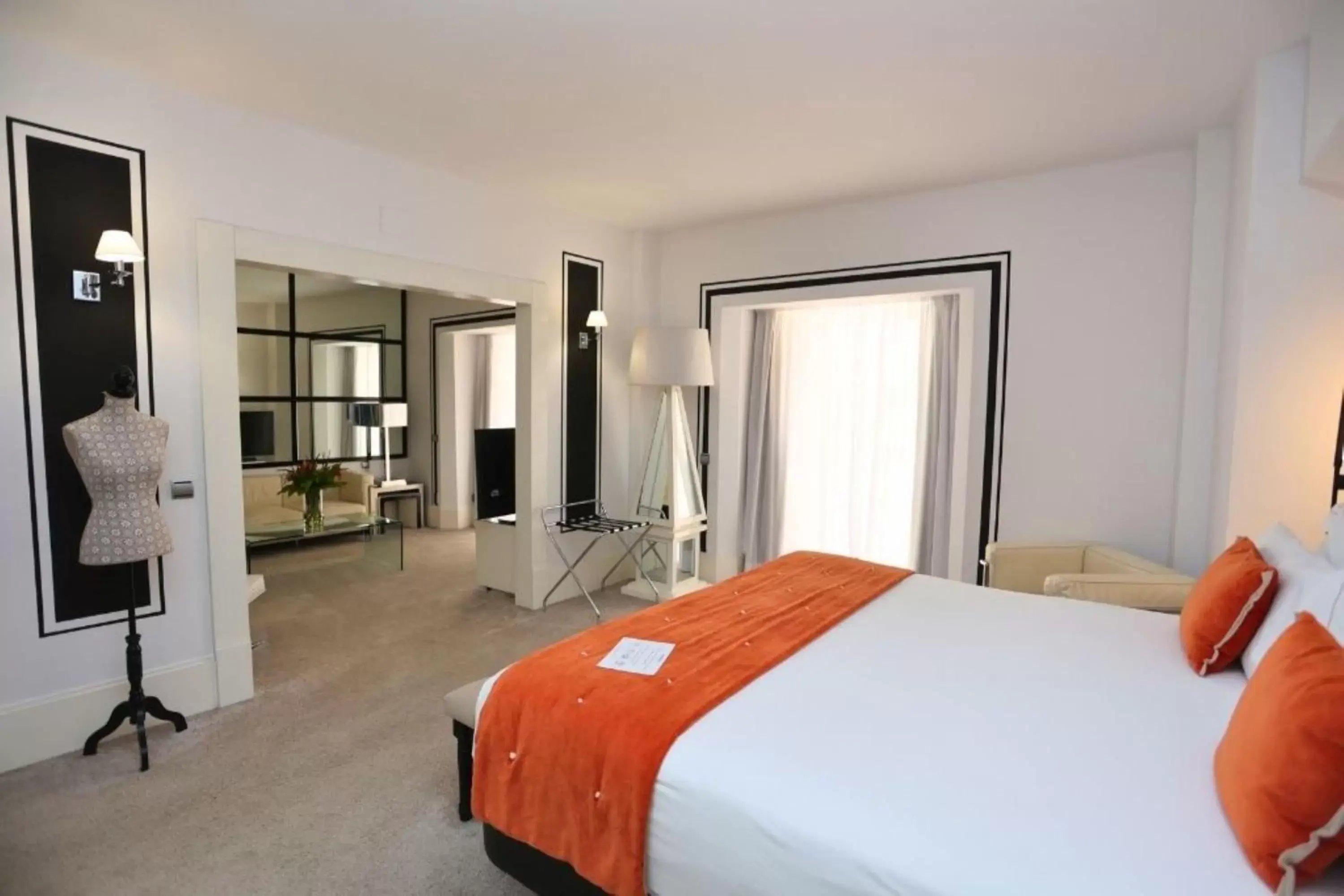 Bed in Mariposa Hotel Malaga